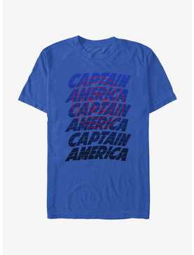 Marvel Captain America Logo Stacked T-Shirt, , hi-res