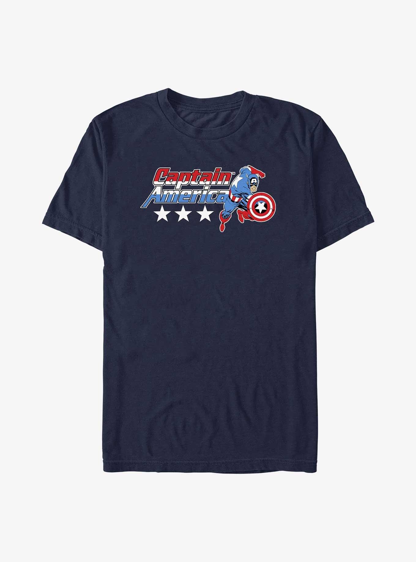 Marvel Captain America All Star T-Shirt, NAVY, hi-res