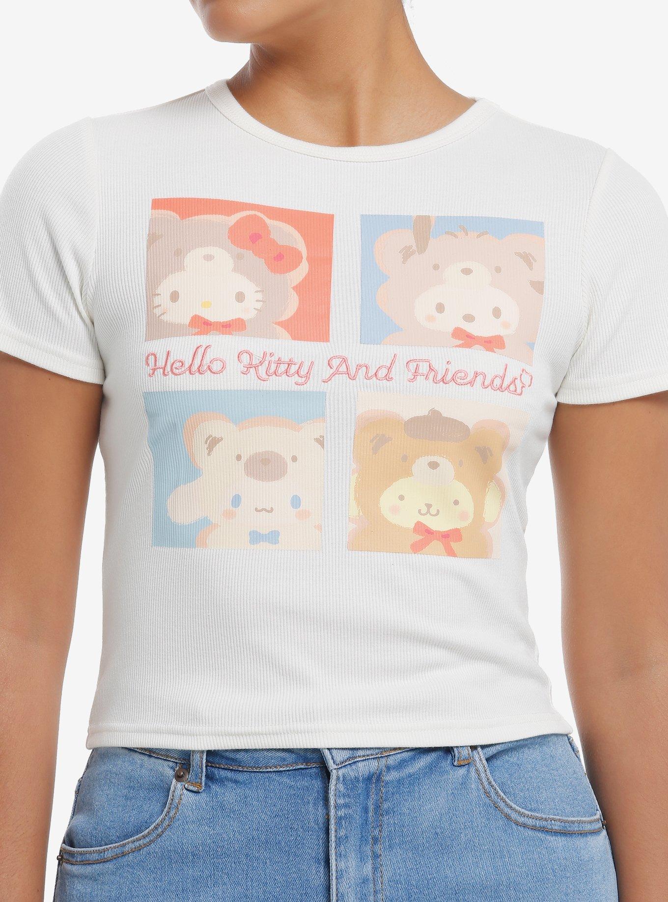 Hello Kitty And Friends Latte Bear Ribbed Girls Baby T-Shirt, , hi-res