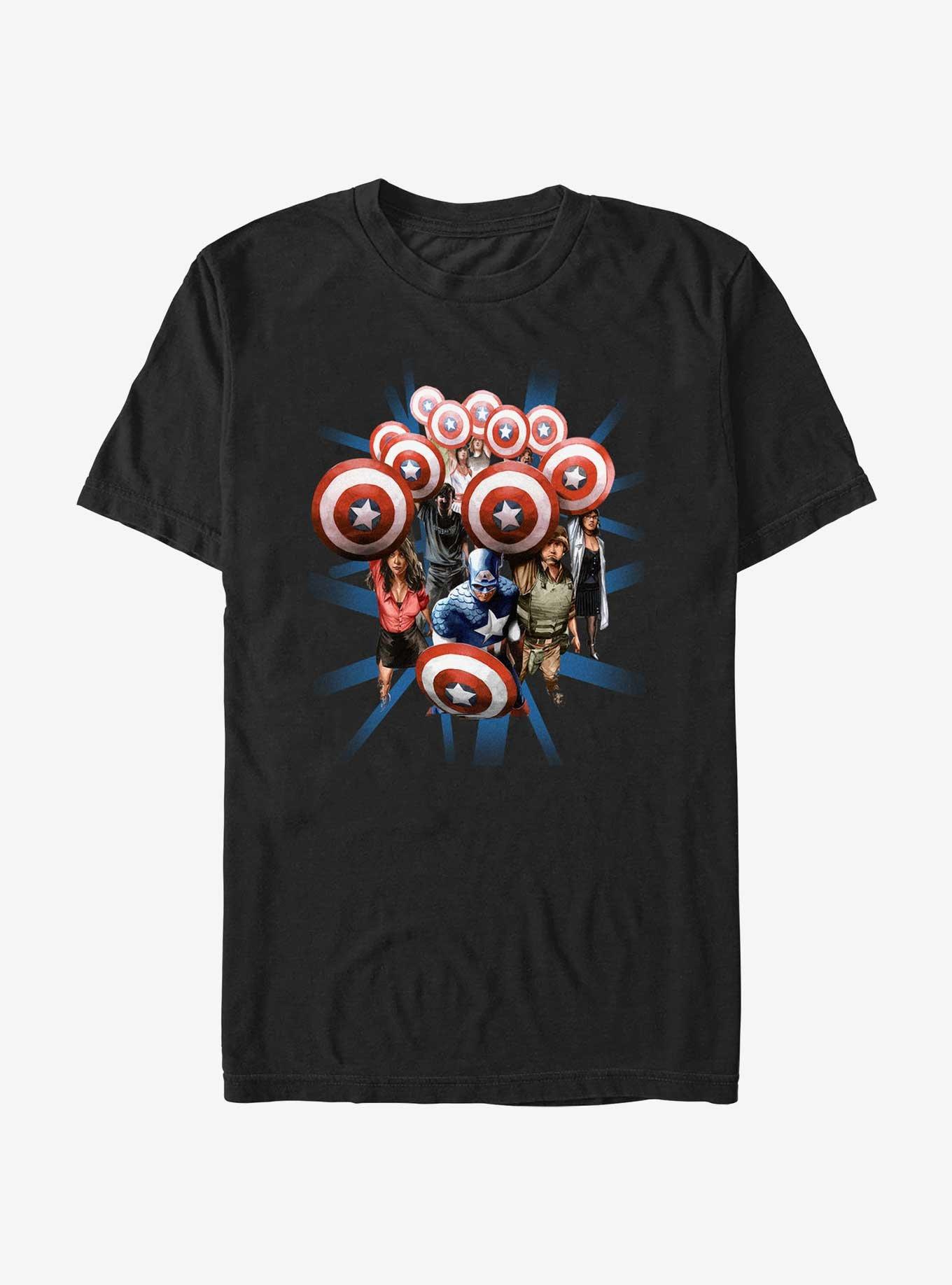 Marvel Captain America Revival T-Shirt, BLACK, hi-res