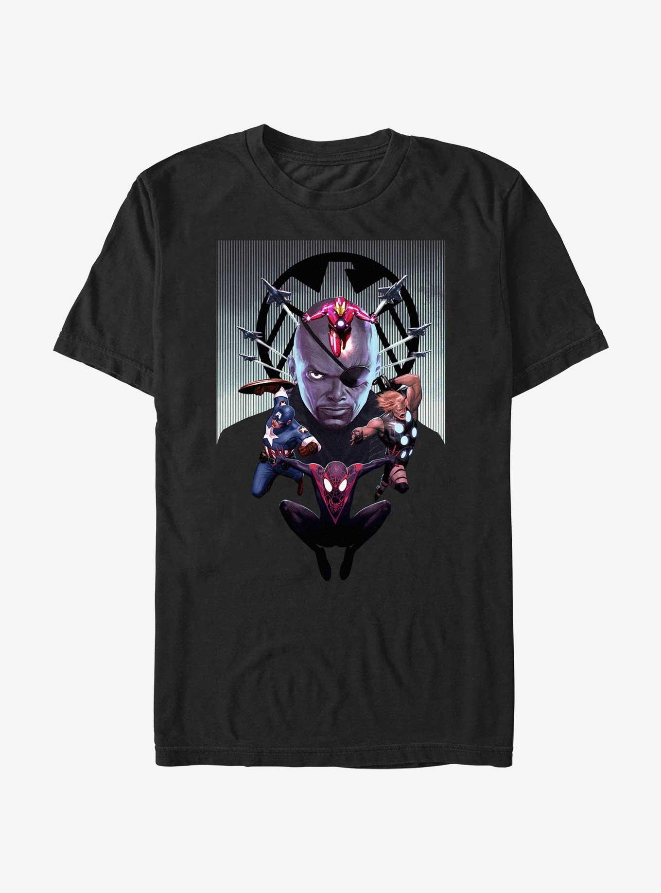 Marvel Nick Fury Shieldmen T-Shirt, , hi-res