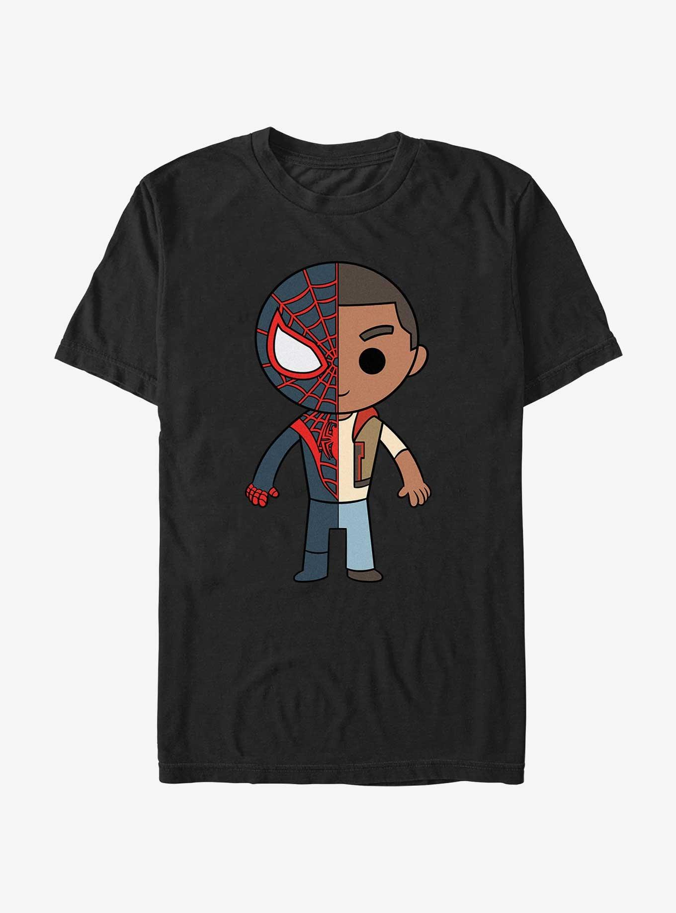 Marvel Spider-Man Miles Morales Split T-Shirt, , hi-res