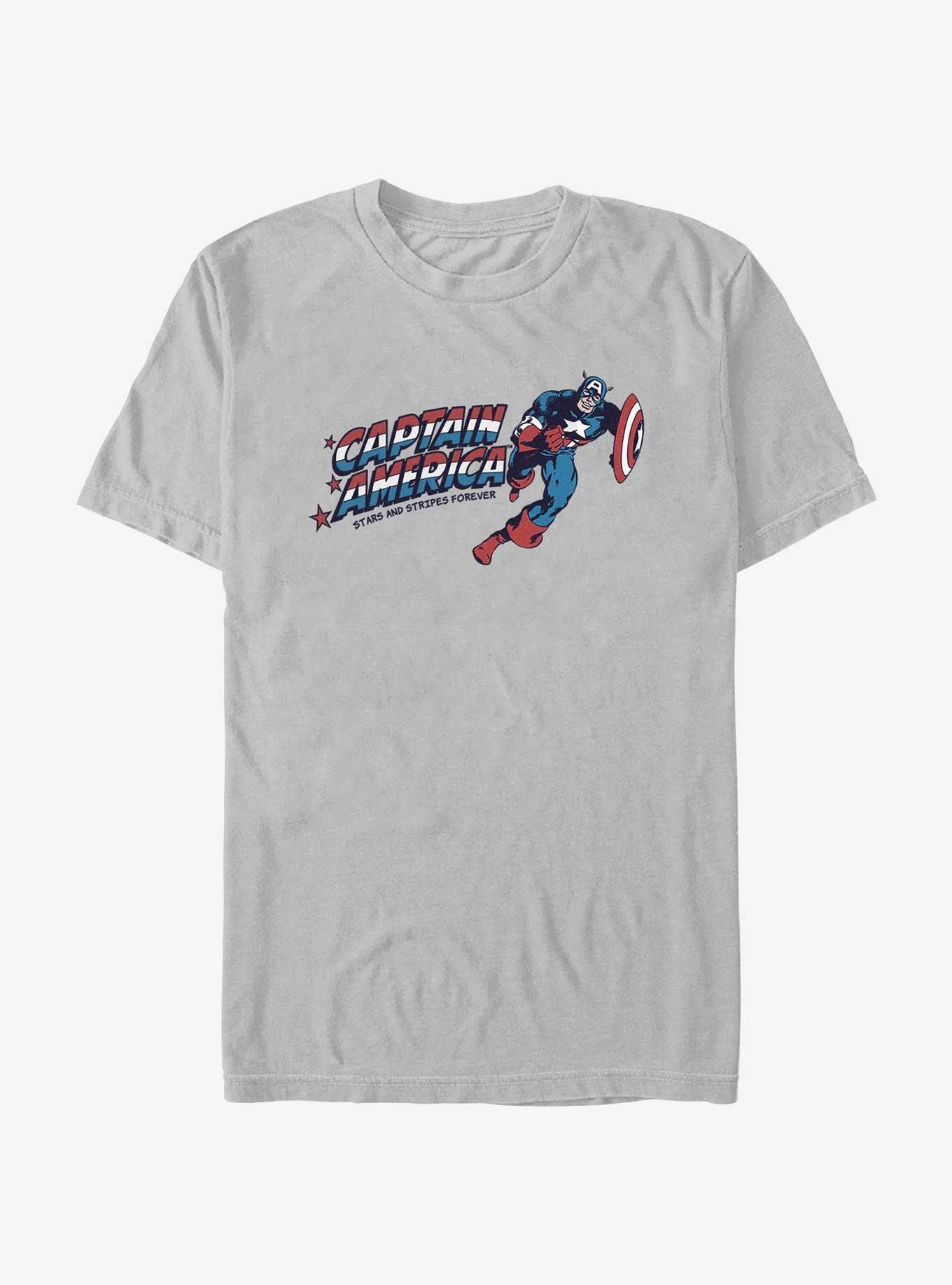 Marvel Captain America Stars And Stripes T-Shirt, , hi-res