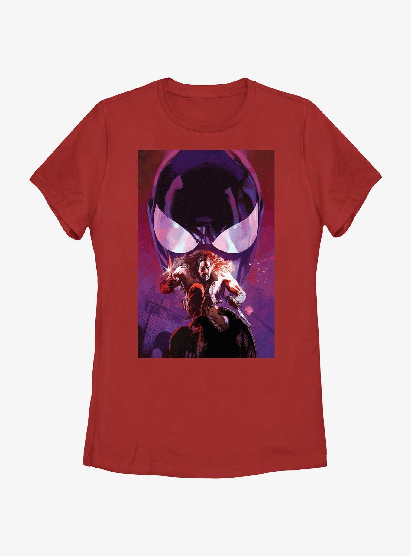 Marvel Kraven the Hunter The Amazing Spider-Man Comic Womens T-Shirt, RED, hi-res