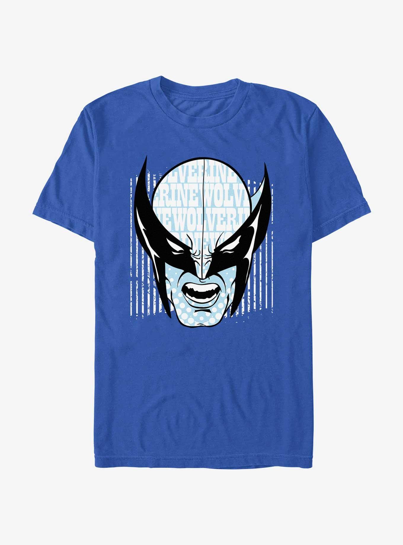 Marvel Wolverine Headshot T-Shirt, ROYAL, hi-res