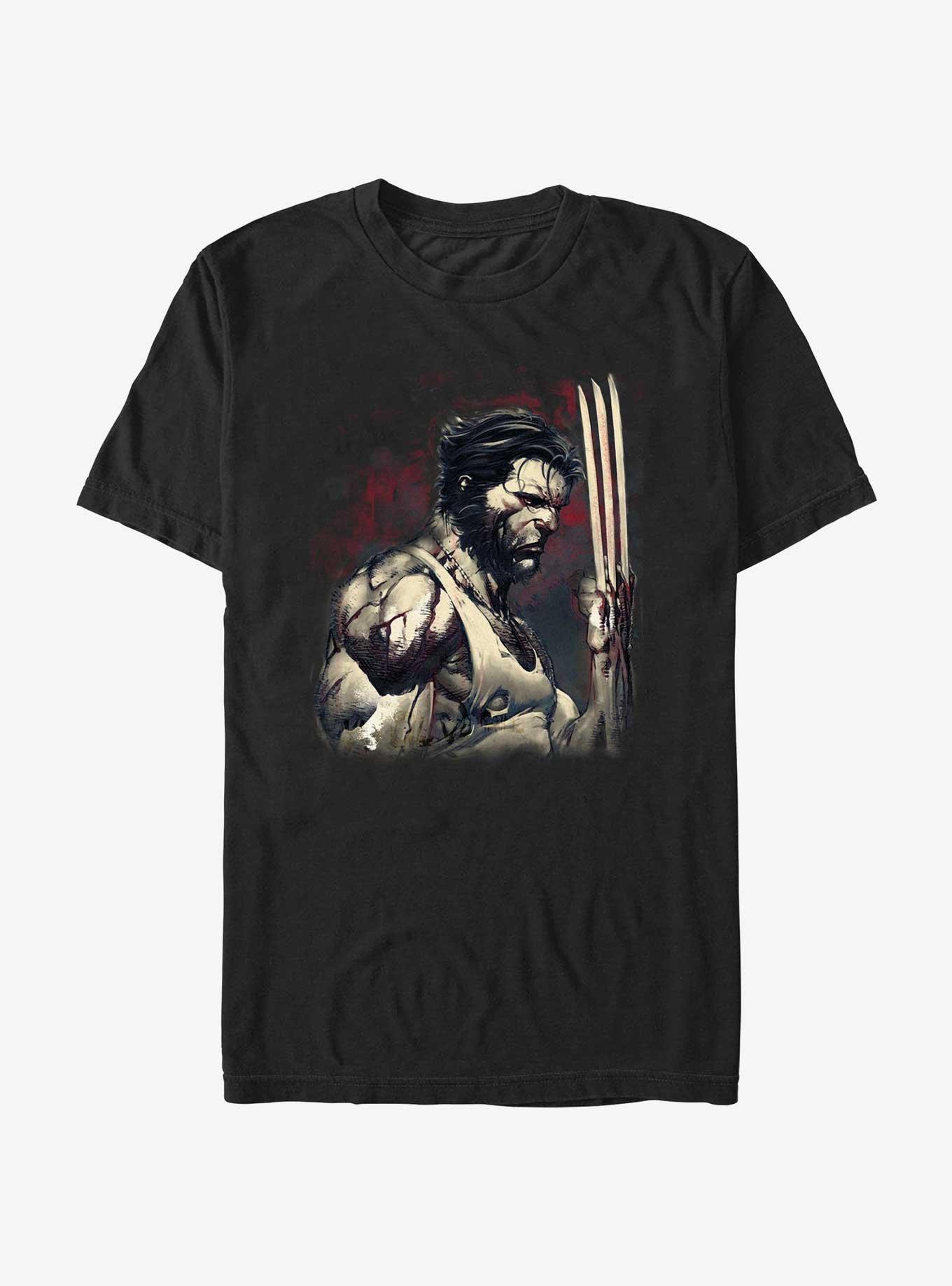 Marvel Wolverine Blood & Steel T-Shirt, BLACK, hi-res