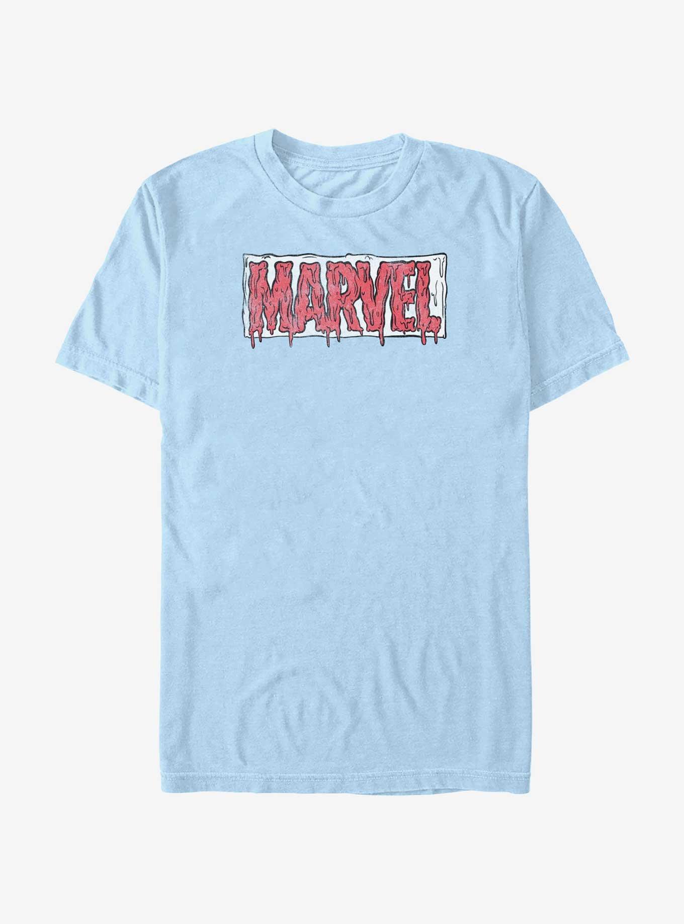 Marvel Melting Logo T-Shirt, , hi-res