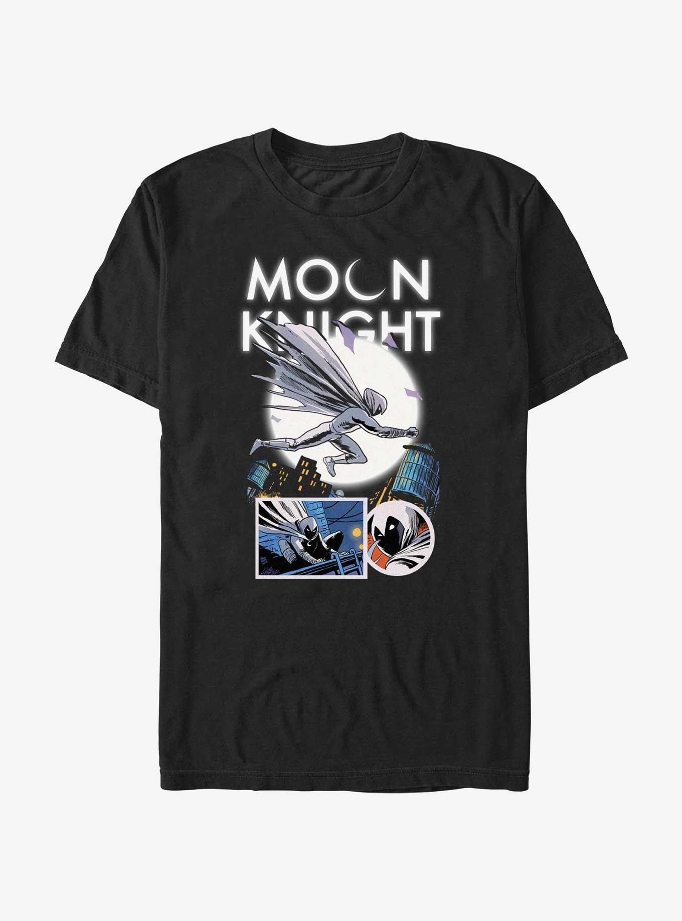 Marvel Moon Knight Night Run T-Shirt, BLACK, hi-res