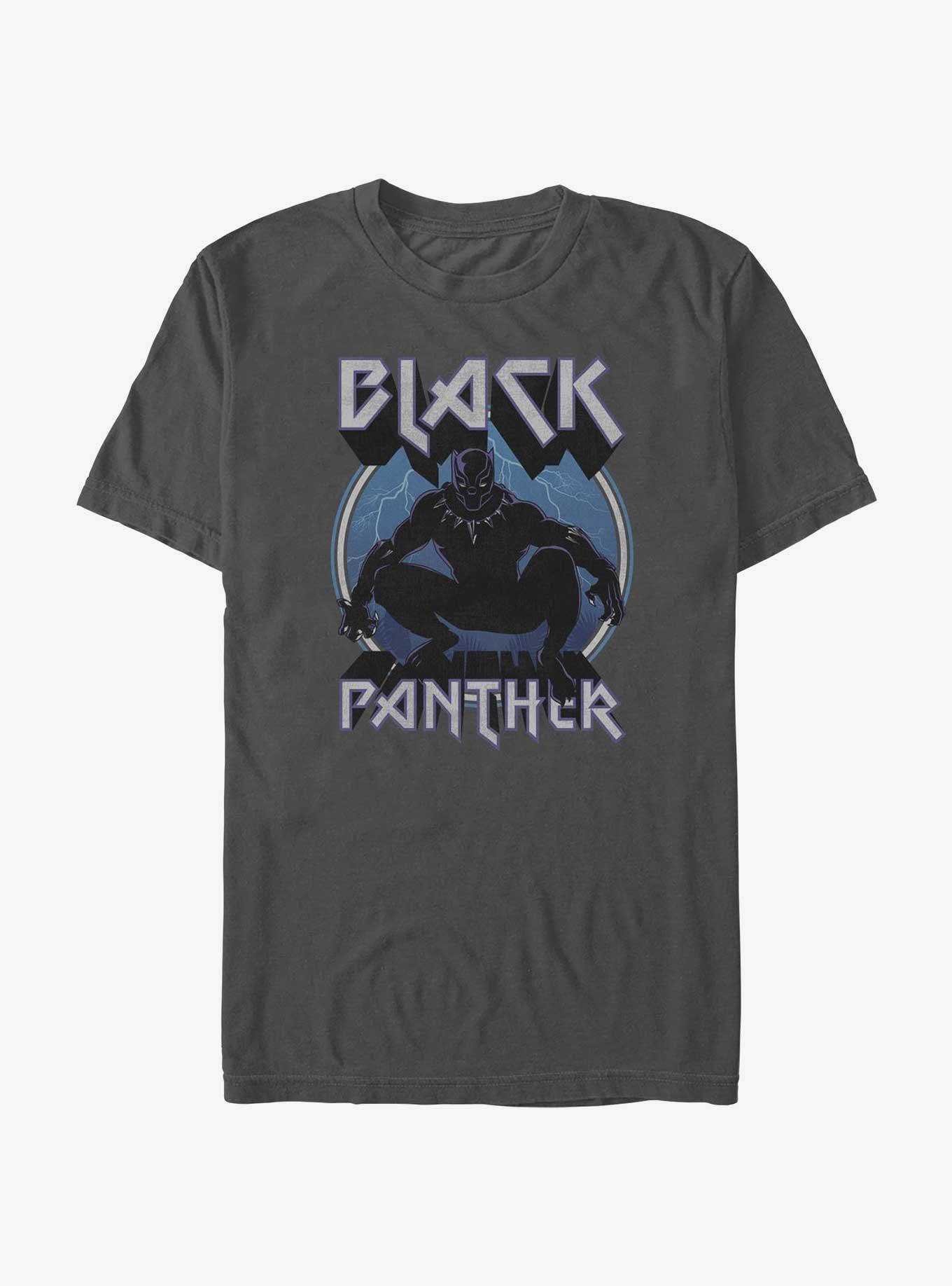 Marvel Black Panther Warrior King Badge T-Shirt, CHARCOAL, hi-res