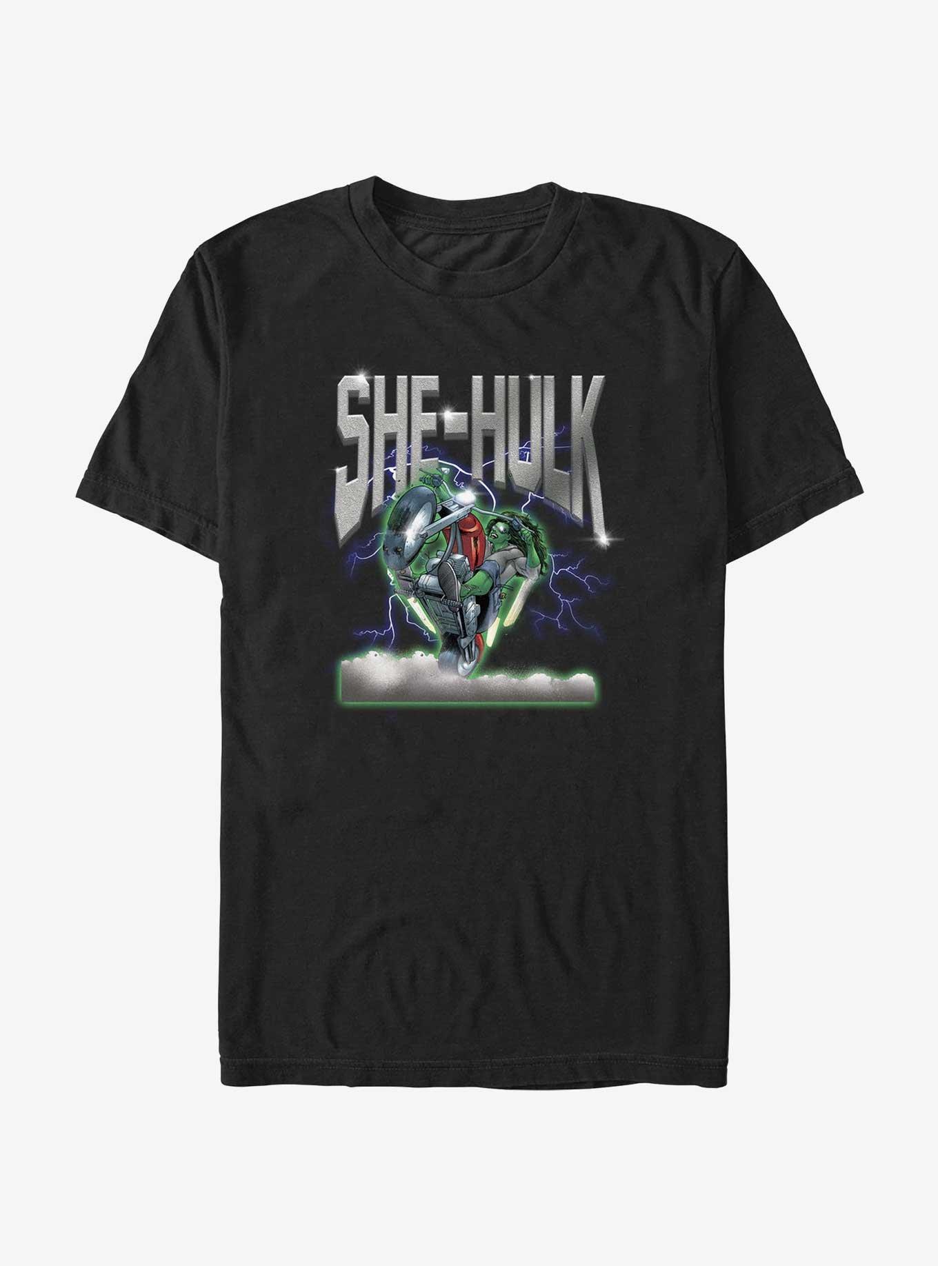 Marvel Hulk She-Hulk Moto T-Shirt, BLACK, hi-res