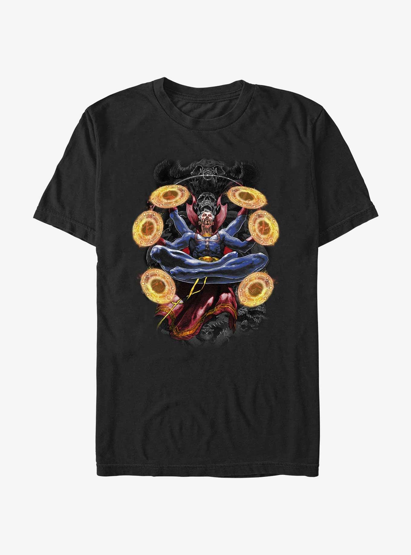 Marvel Doctor Strange Trippy Arms T-Shirt, BLACK, hi-res