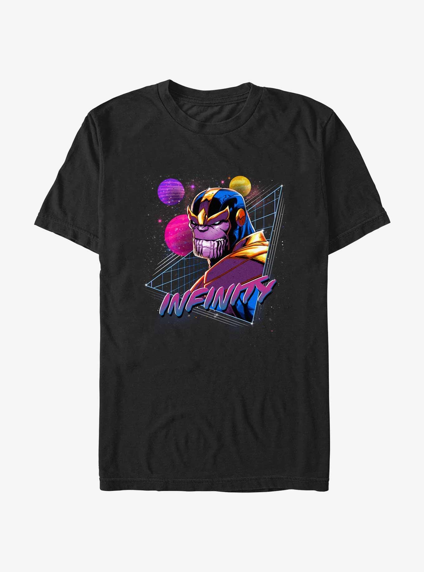 Marvel Avengers Thanos Infinity 80's Vibes T-Shirt, BLACK, hi-res