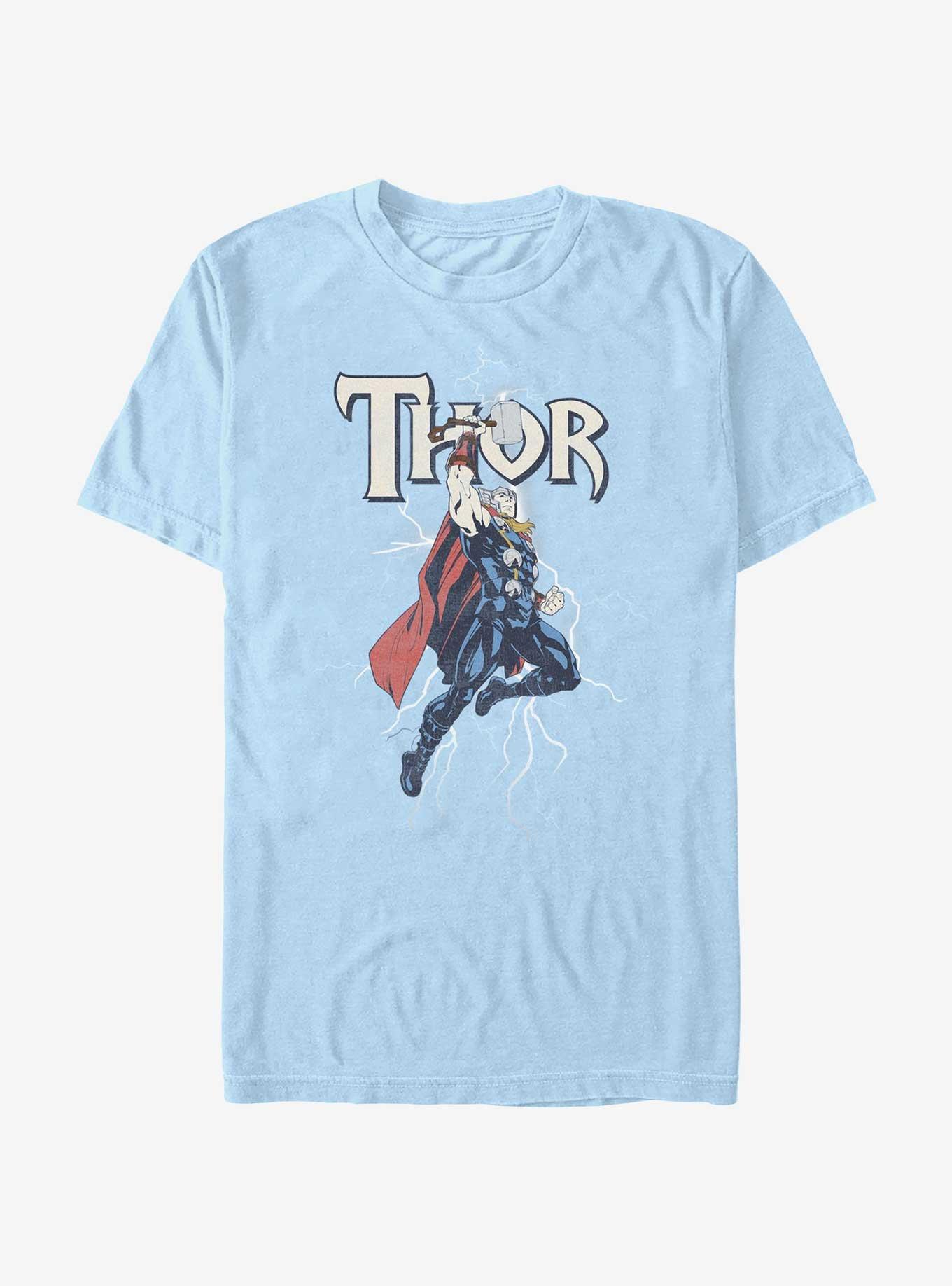 Marvel Thor Thunderous Hero T-Shirt, LT BLUE, hi-res