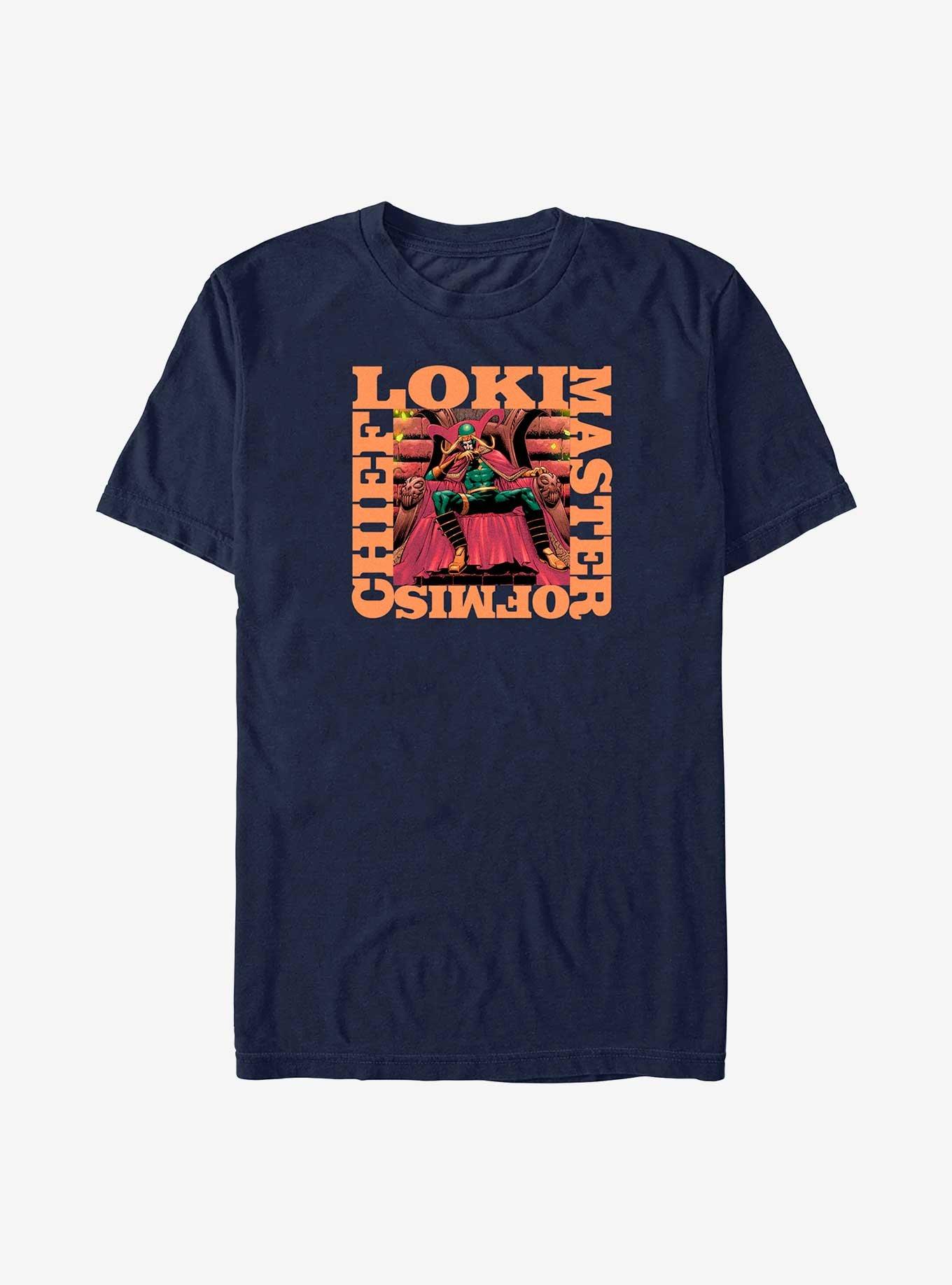 Marvel Loki Mischief Box T-Shirt, NAVY, hi-res