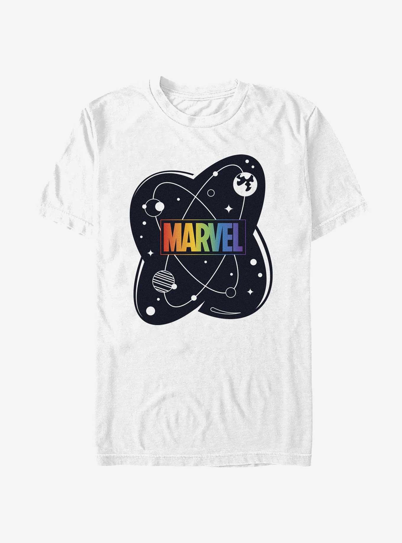 Marvel Rainbow Solar System T-Shirt, WHITE, hi-res