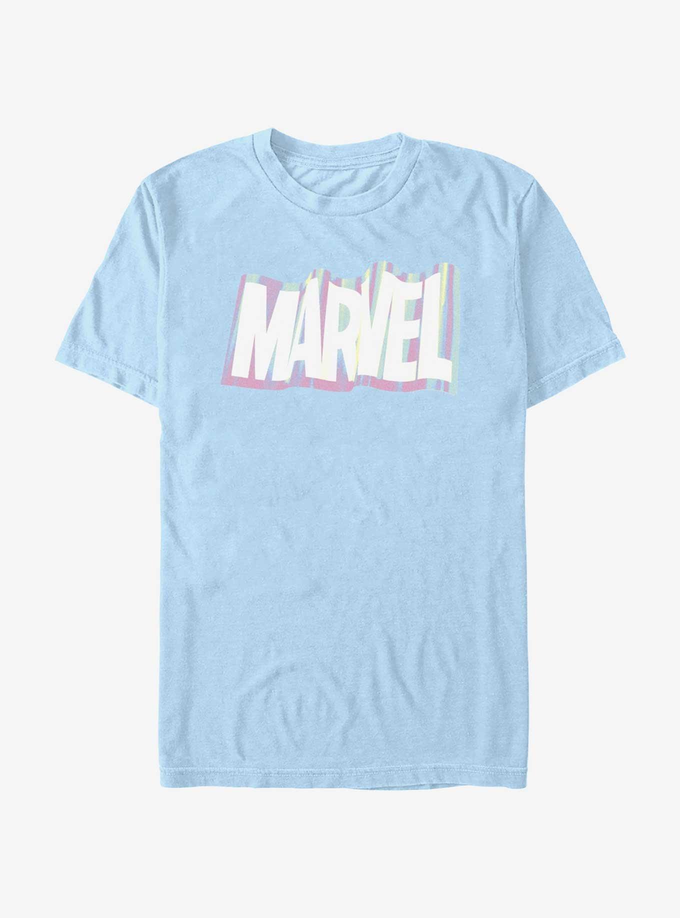 Marvel Vaporwave Logo T-Shirt, , hi-res