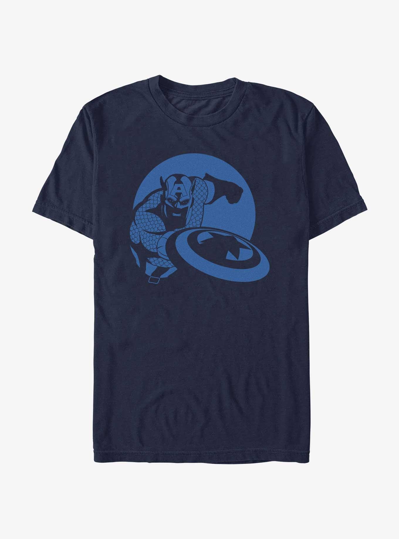Marvel Captain America Midnight Breeze T-Shirt, NAVY, hi-res