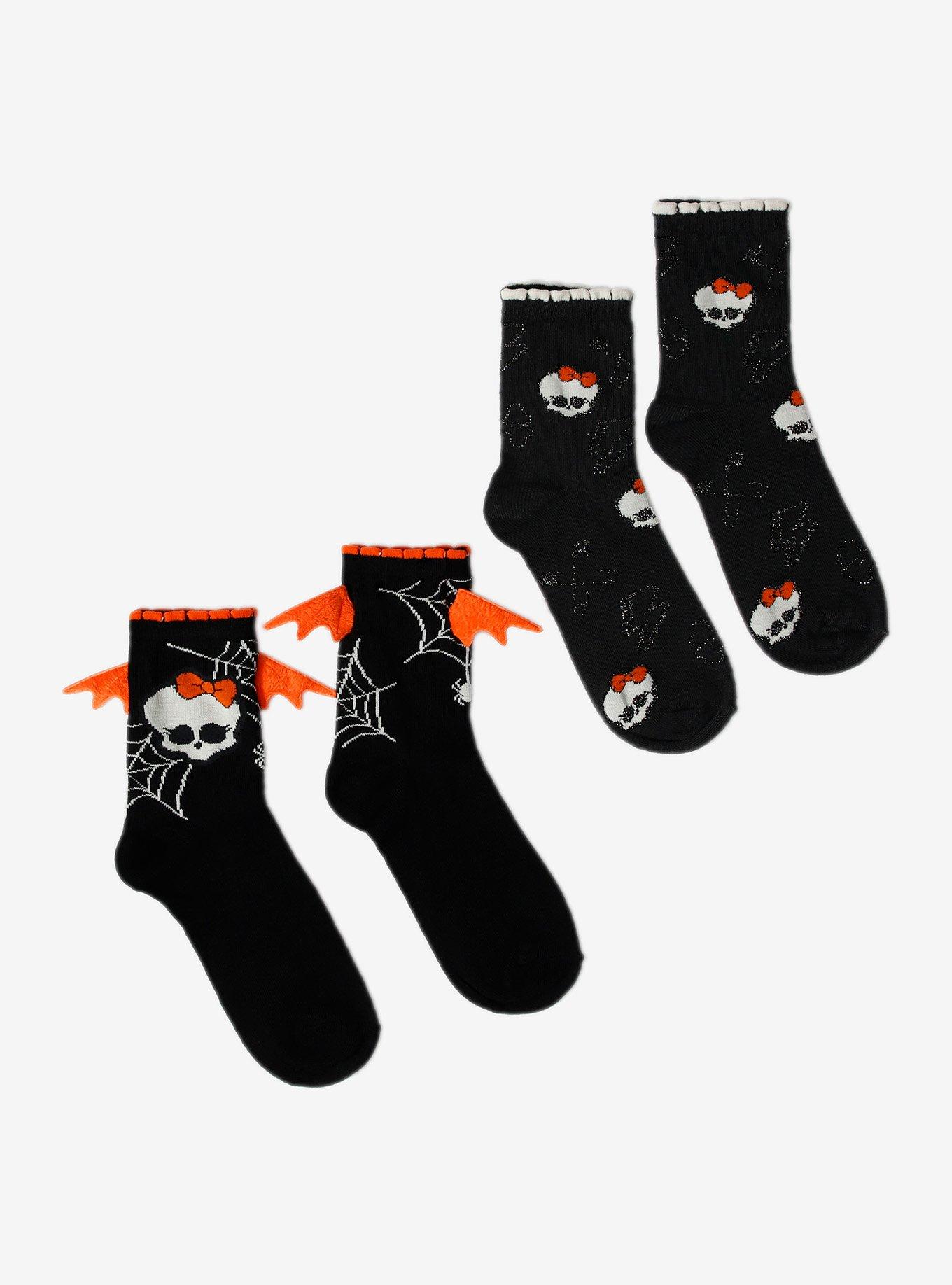 Monster High Halloween Ankle Socks 2 Pair