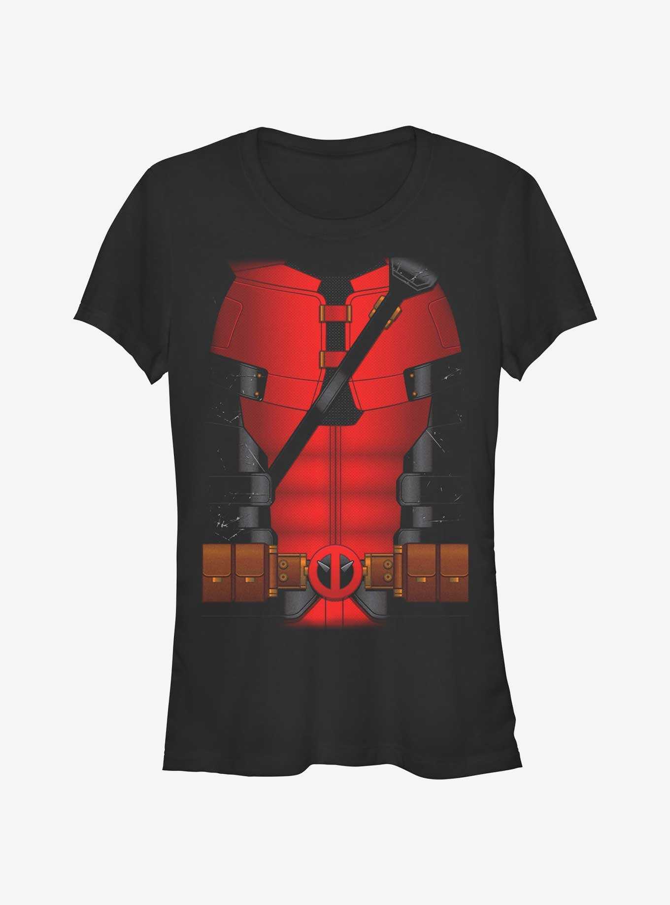 Marvel Deadpool & Wolverine Deadpool Costume Girls T-Shirt, , hi-res