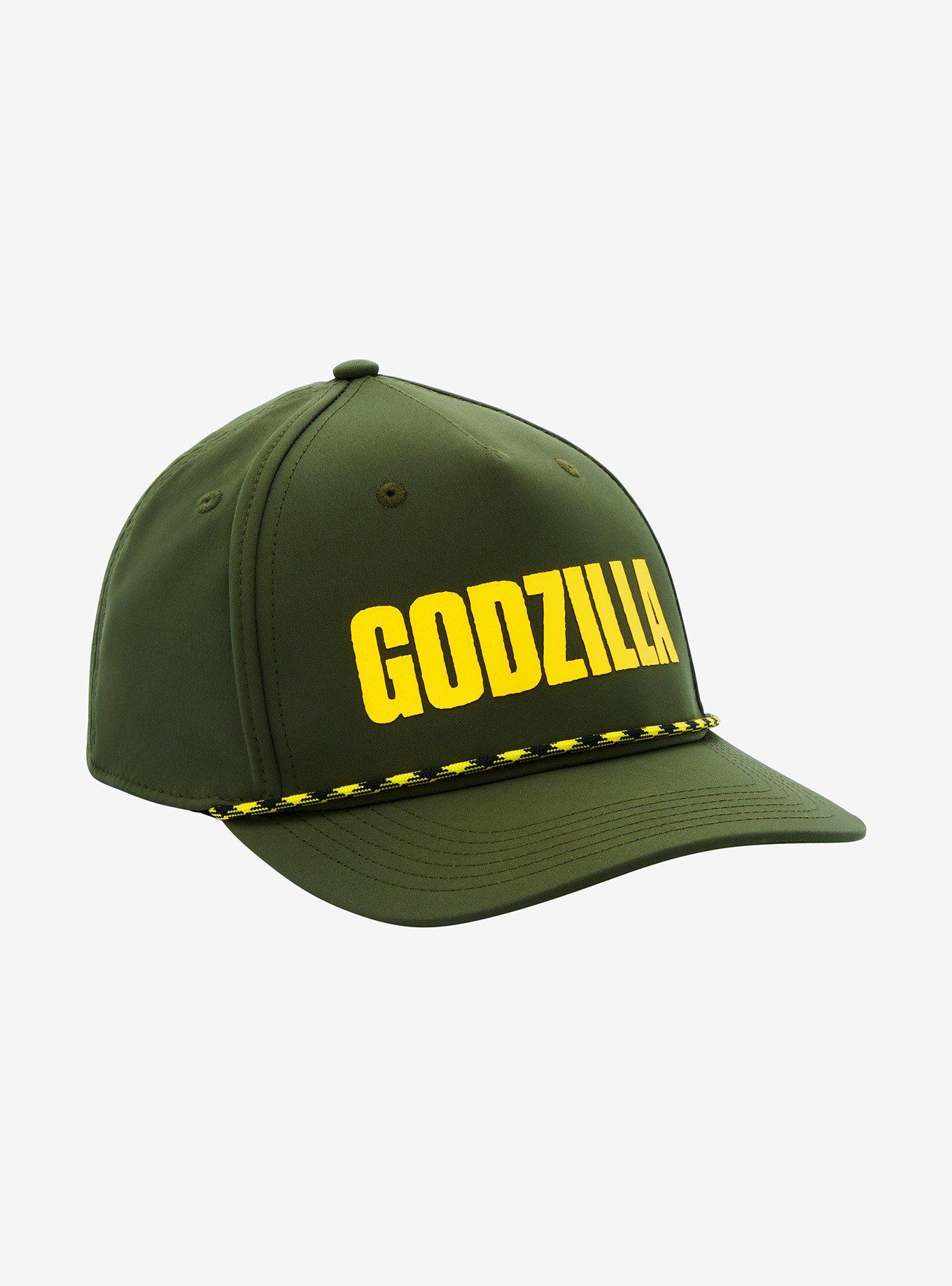 Godzilla Logo Cord Snapback Hat, , hi-res