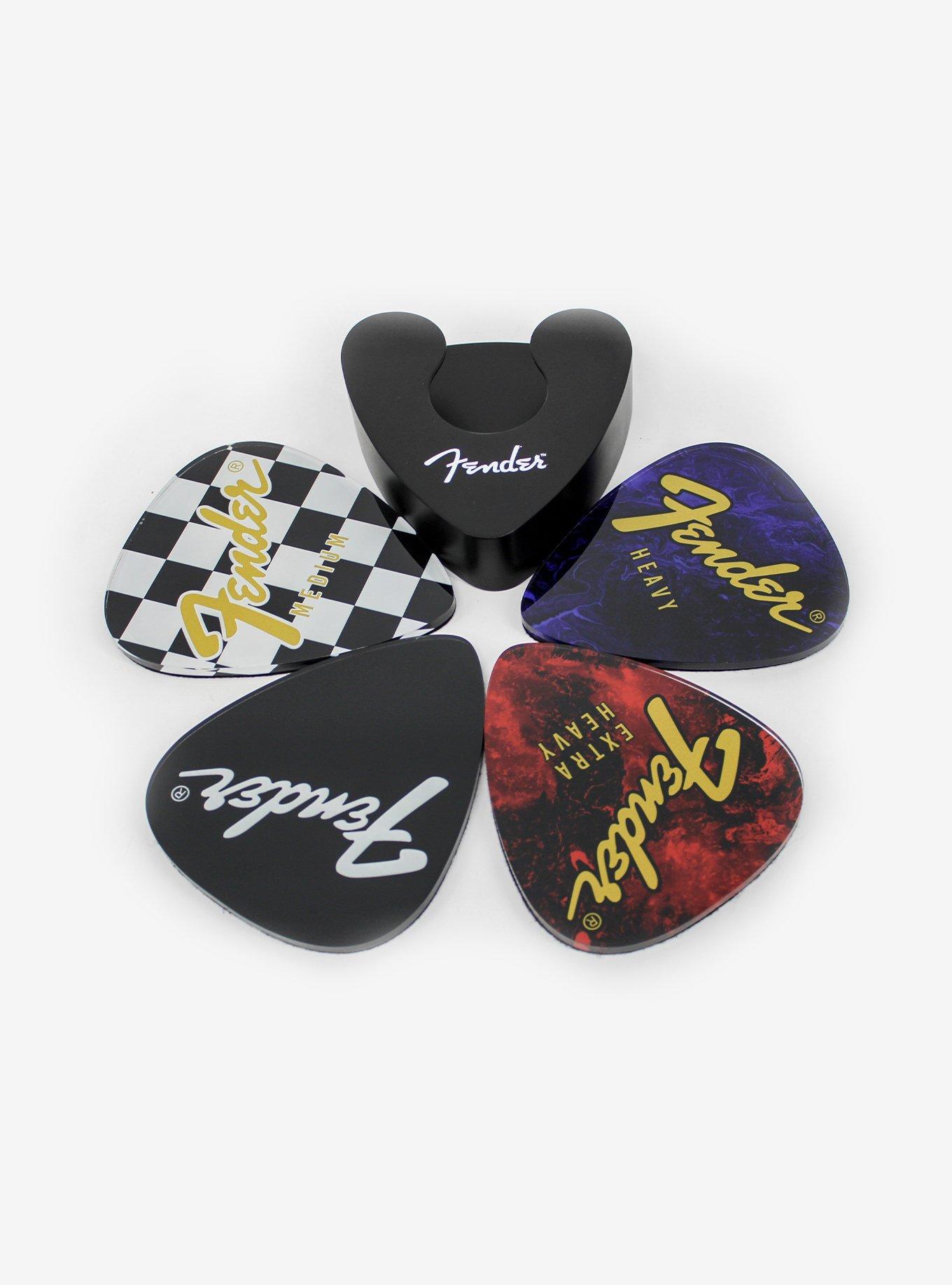 Fender Guitar Pick Shaped Coasters (Set of 4), , hi-res