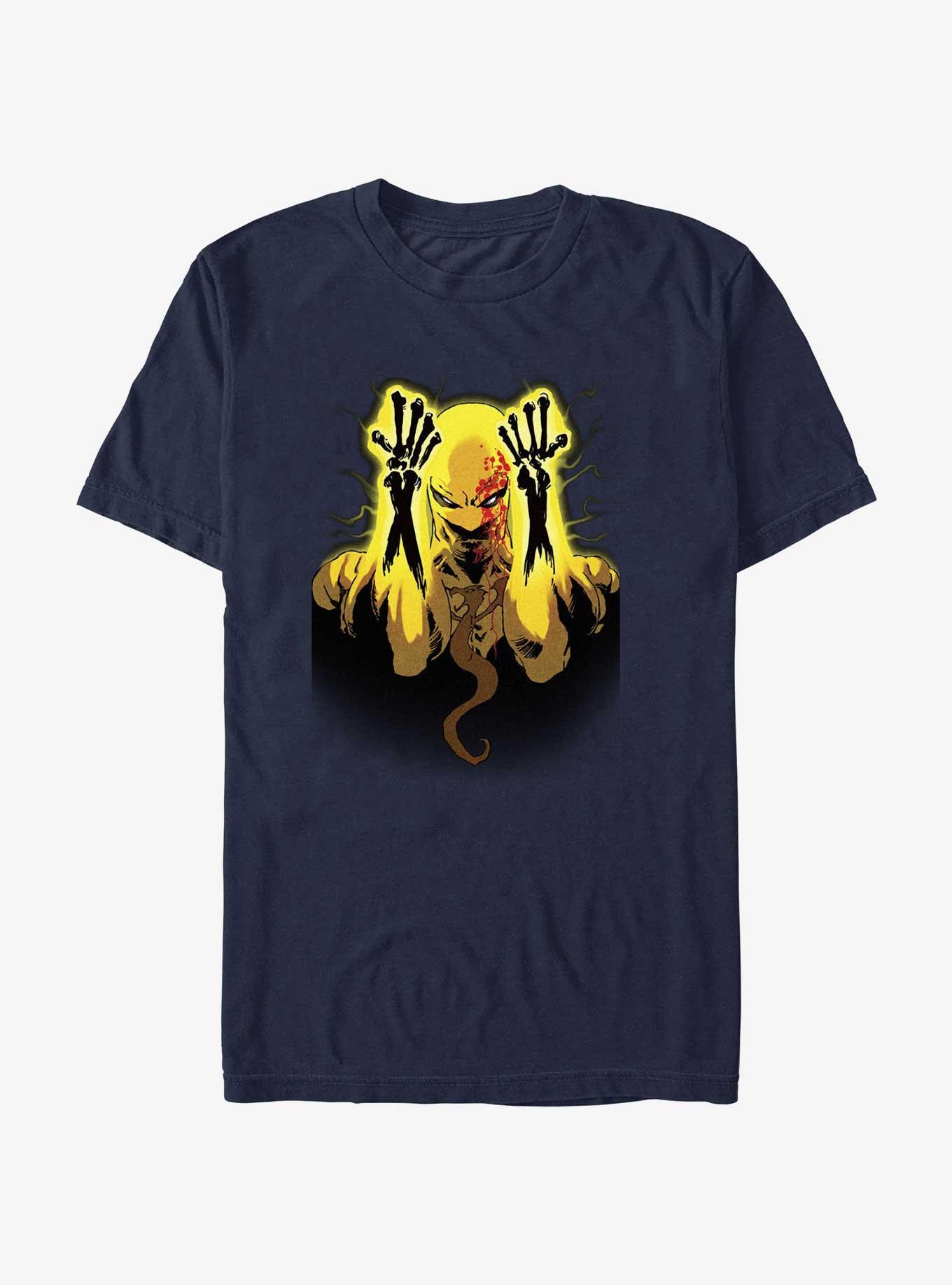 Marvel Iron Fist Doom Fists T-Shirt, NAVY, hi-res