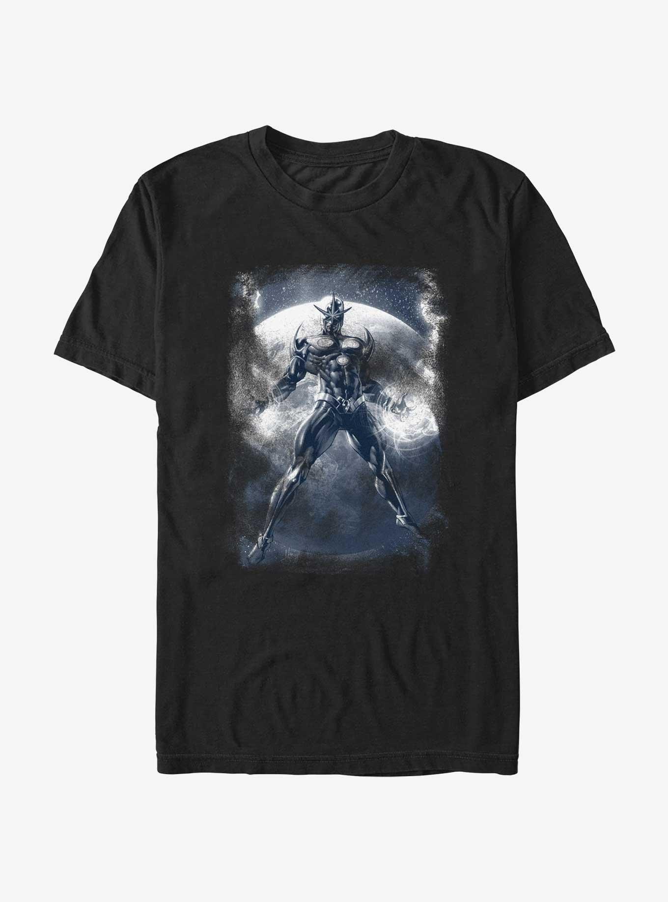 Marvel Nova Richard Rider Poster T-Shirt, BLACK, hi-res