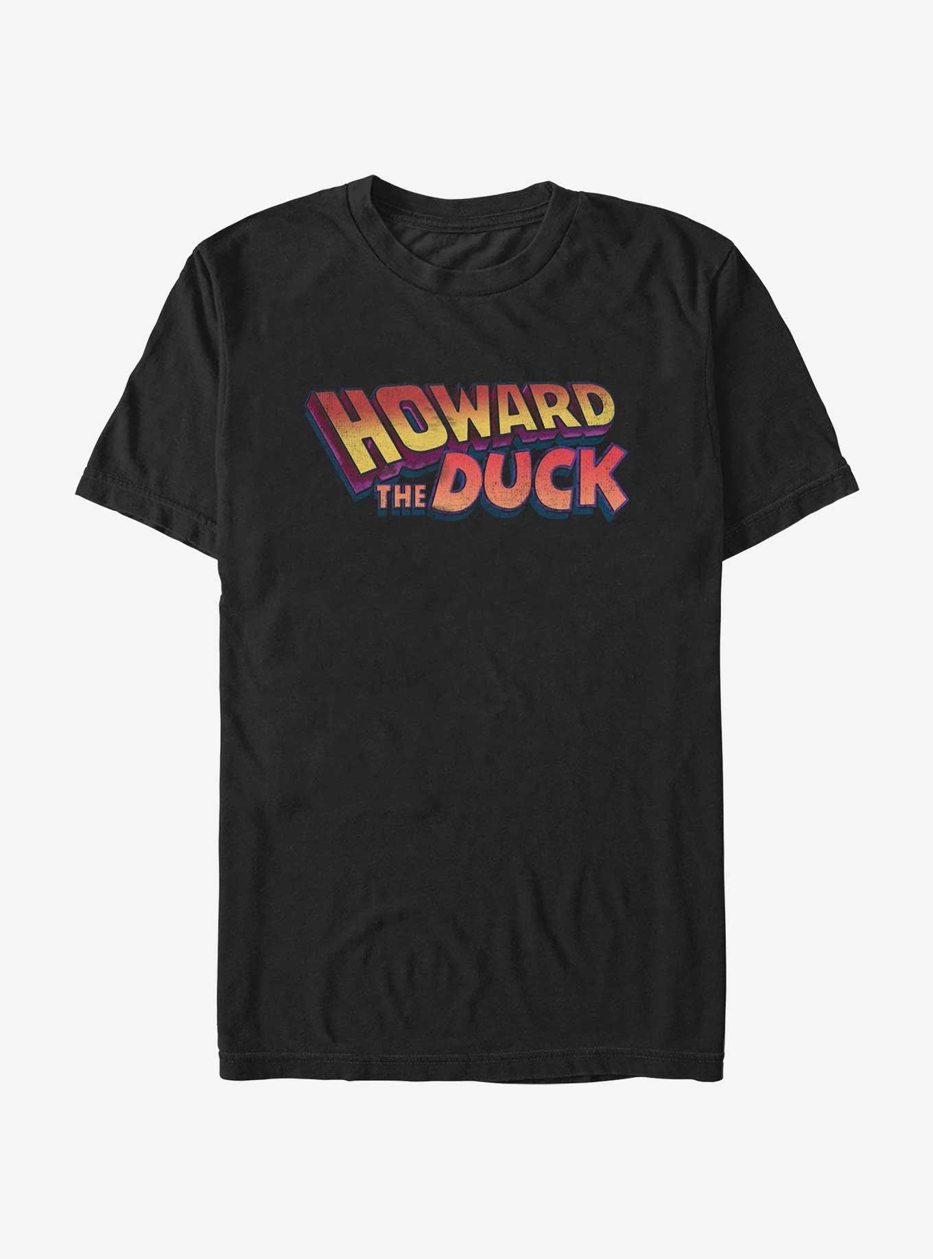Marvel Howard the Duck Logo T-Shirt, BLACK, hi-res
