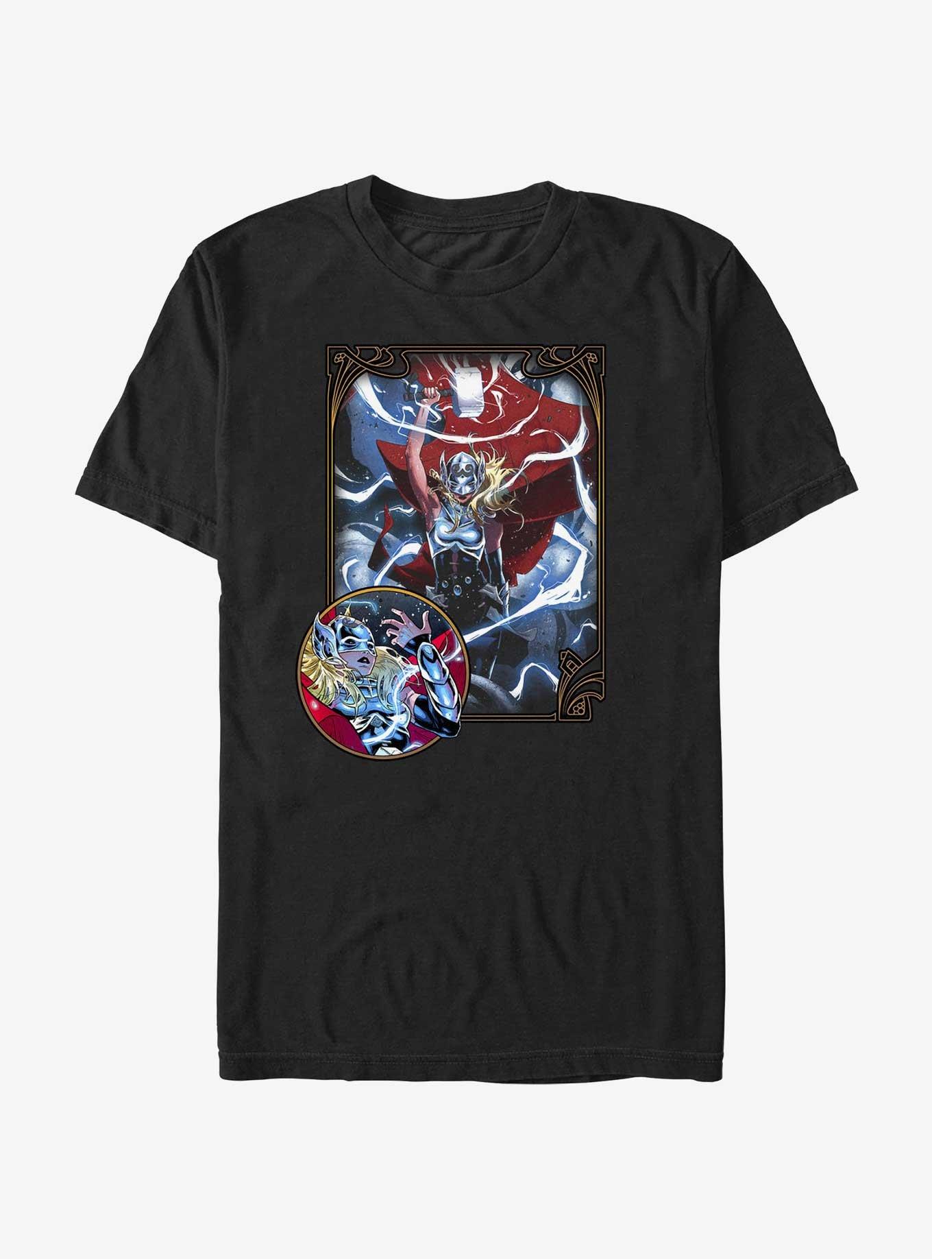 Marvel Thor Lover And Thunder T-Shirt, BLACK, hi-res