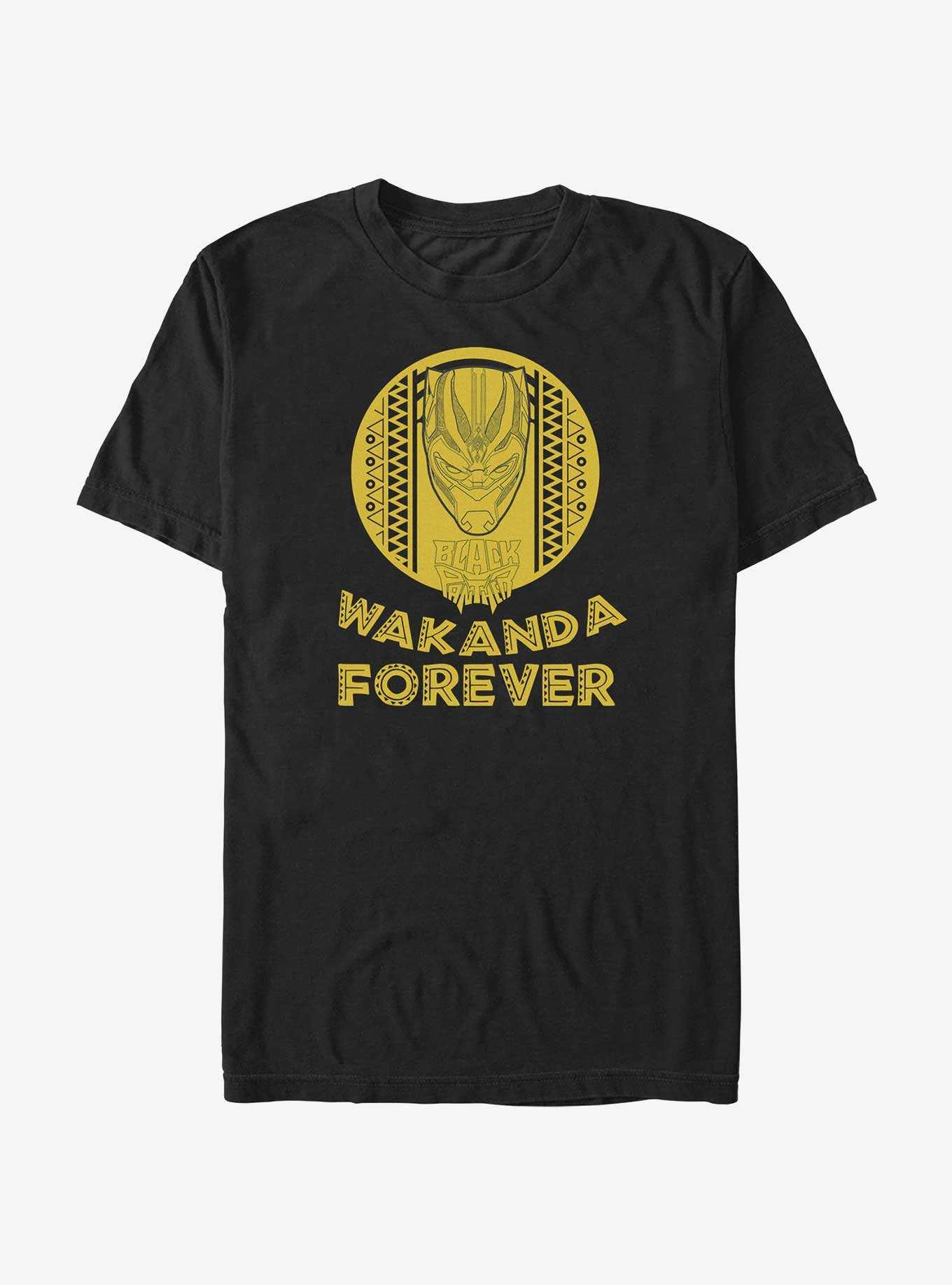 Marvel Black Panther Wakanda Forever Badge Icon T-Shirt, , hi-res