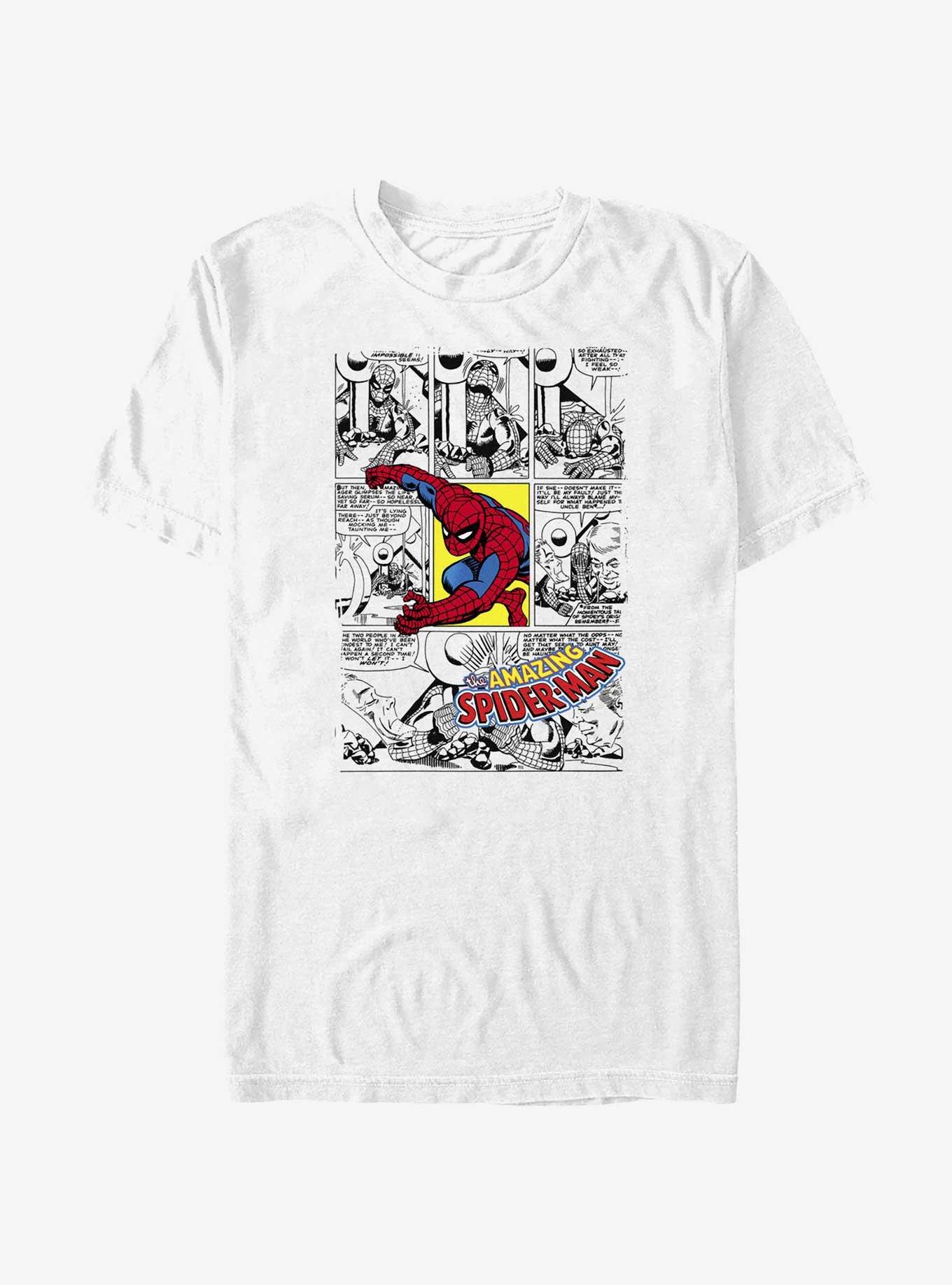 Marvel Spider-Man Comic Panels T-Shirt, , hi-res