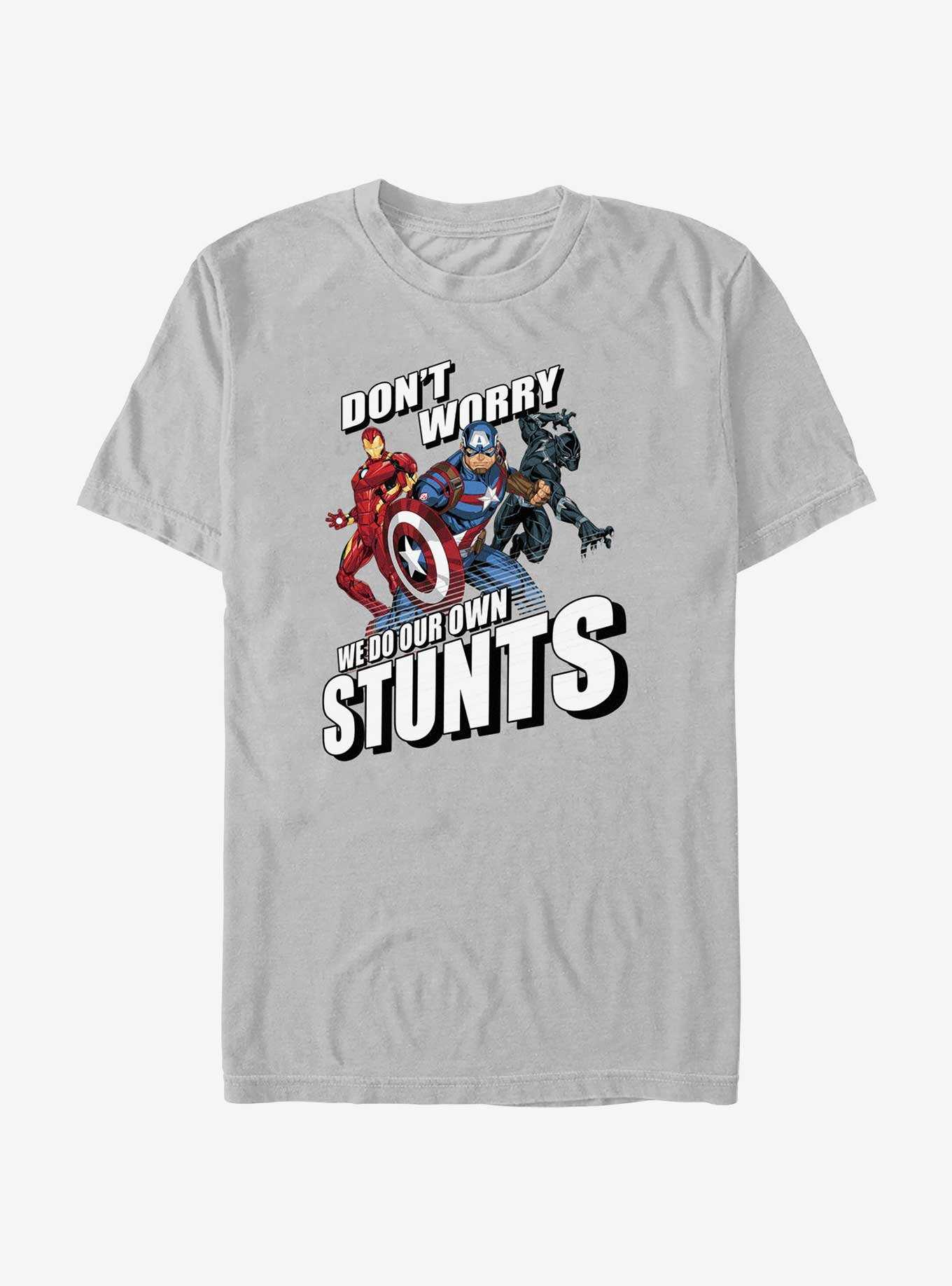 Marvel Avengers Team We Do Our Own Stunts T-Shirt, , hi-res