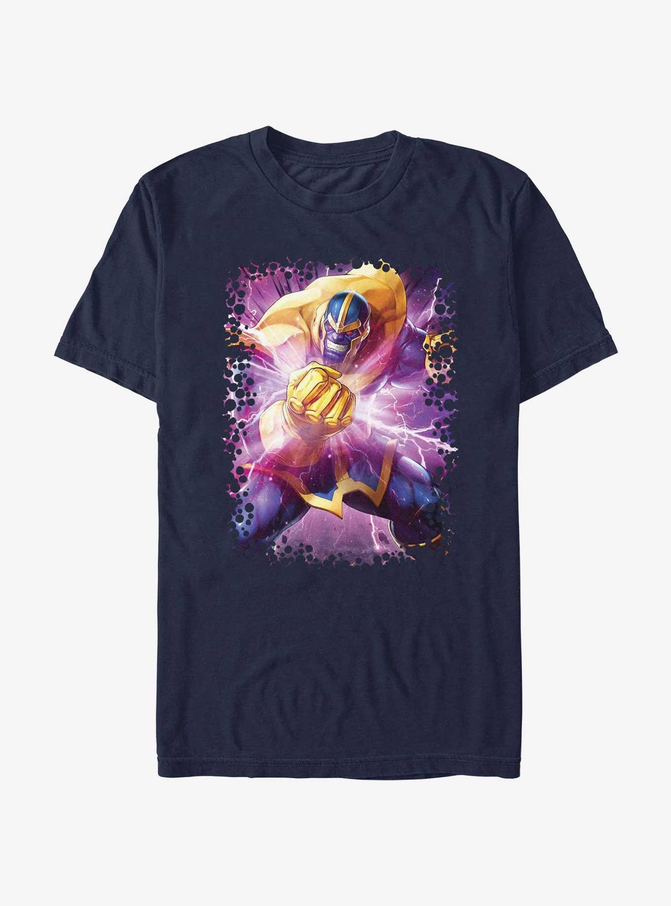 Marvel Avengers Thanos Battle T-Shirt, NAVY, hi-res