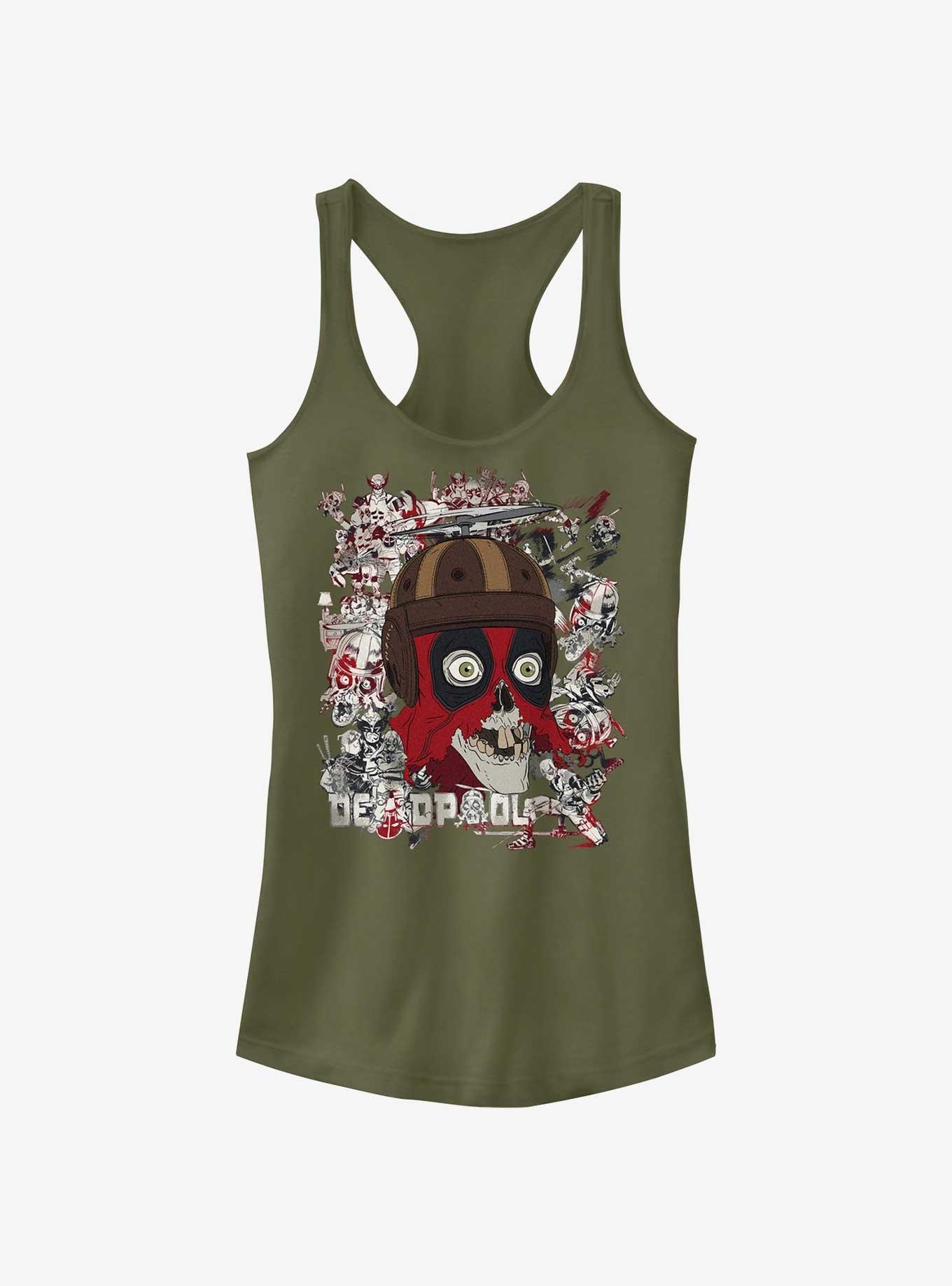 Marvel Deadpool & Wolverine Zombie Deadpool Girls Tank