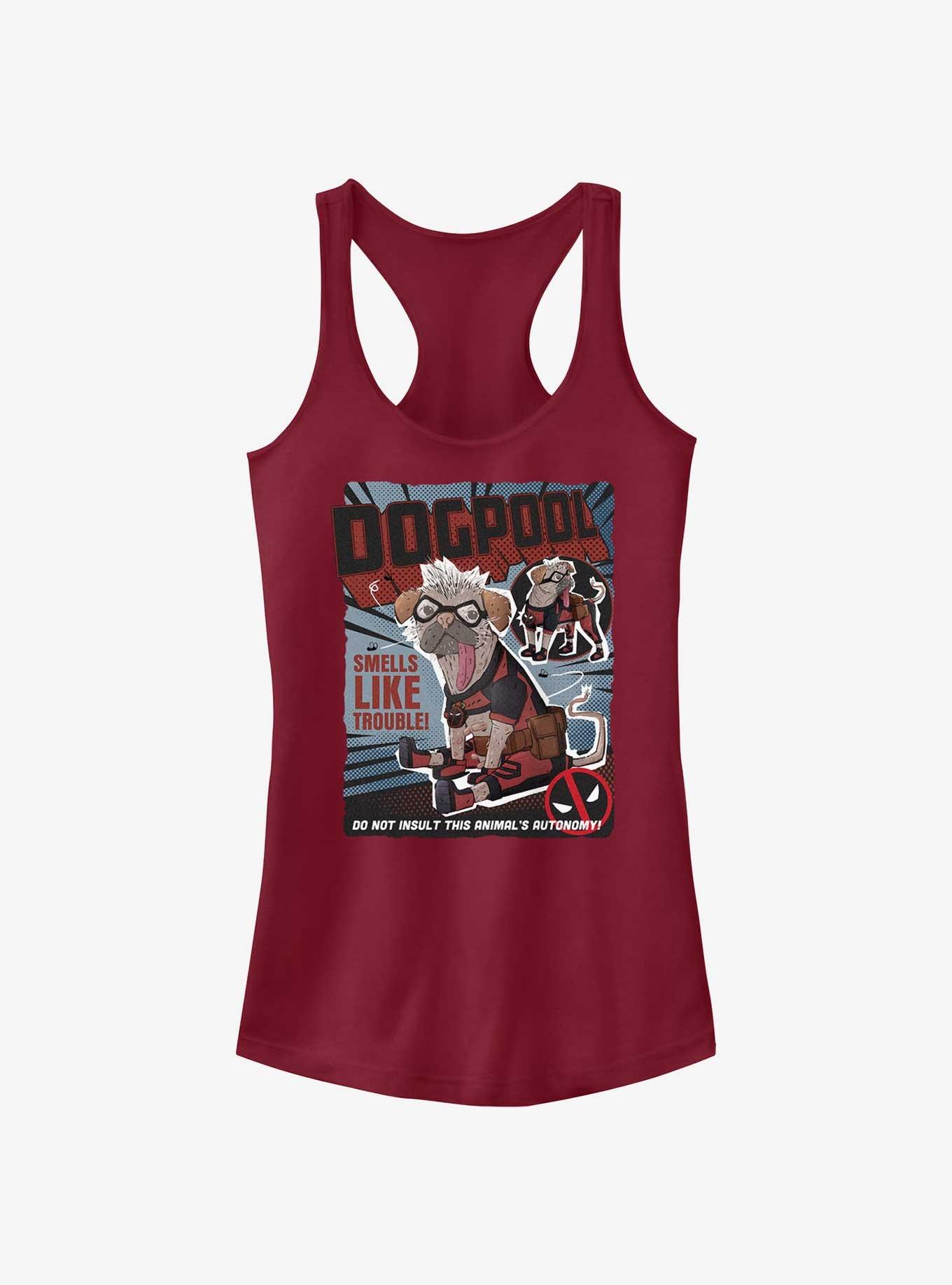 Marvel Deadpool & Wolverine Dogpool Cover Girls Tank, SCARLET, hi-res