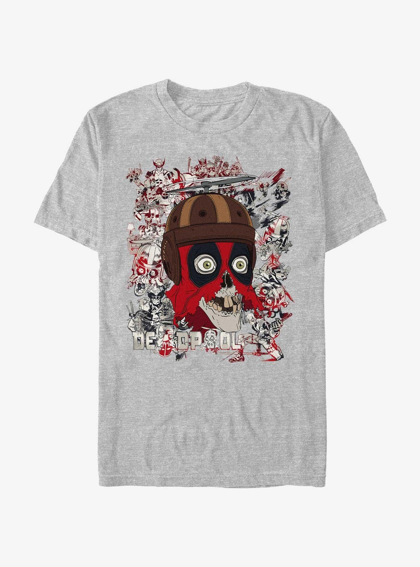 Marvel Deadpool & Wolverine Zombie Deadpool T-Shirt, ATH HTR, hi-res