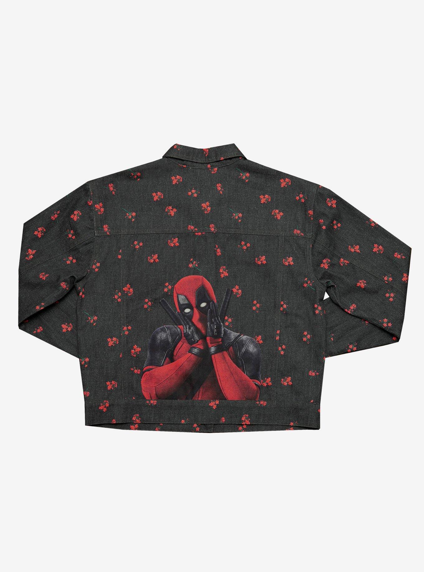 Deadpool denim jacket store