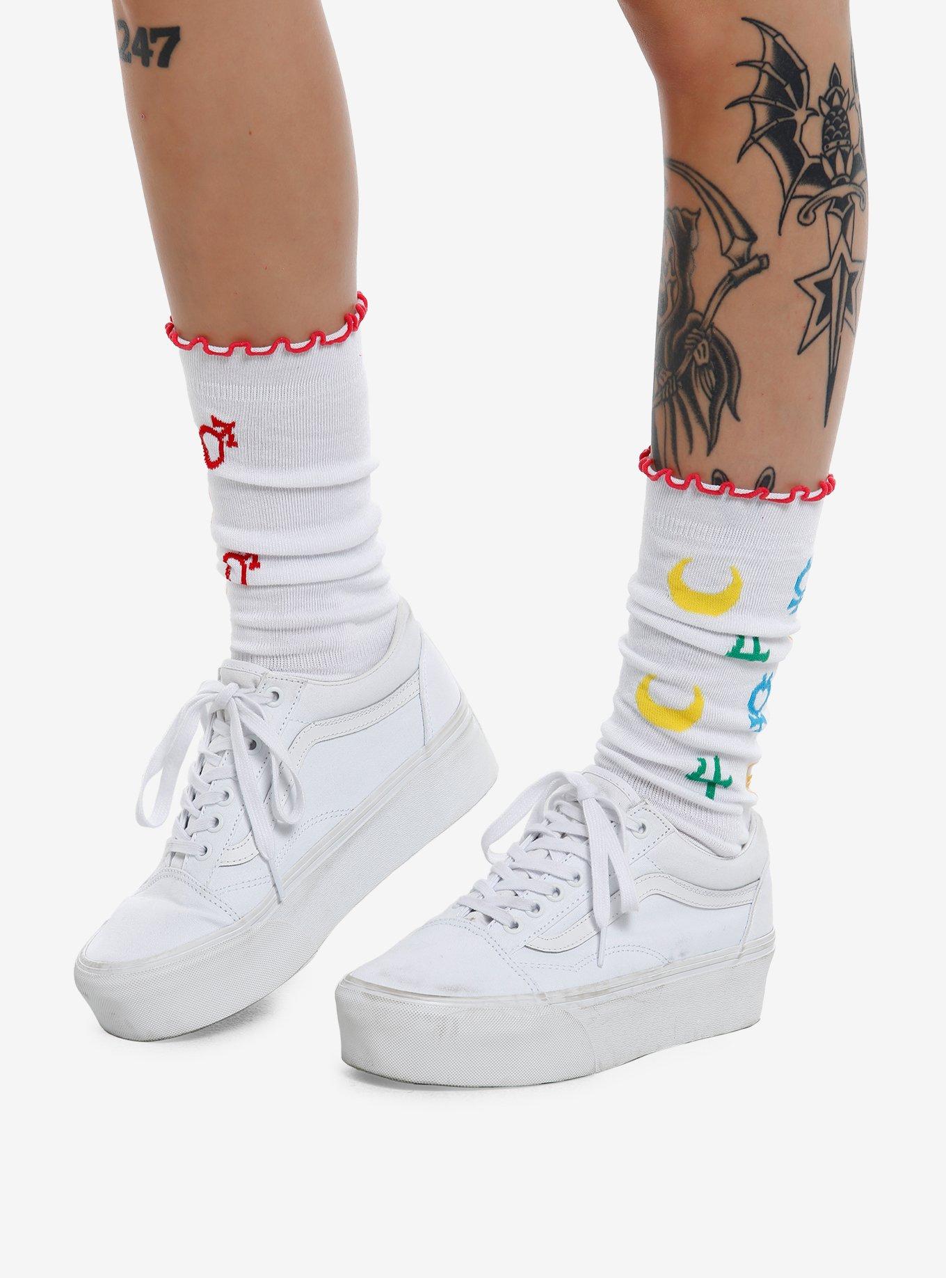 Sailor Moon Icons Slouch Socks