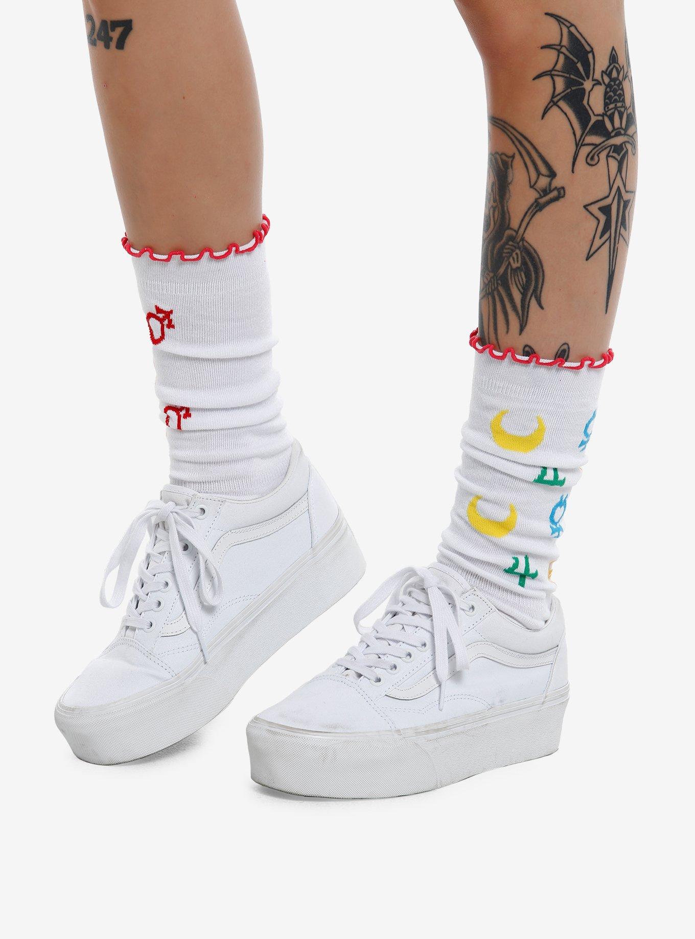 Sailor Moon Icons Slouch Socks, , hi-res