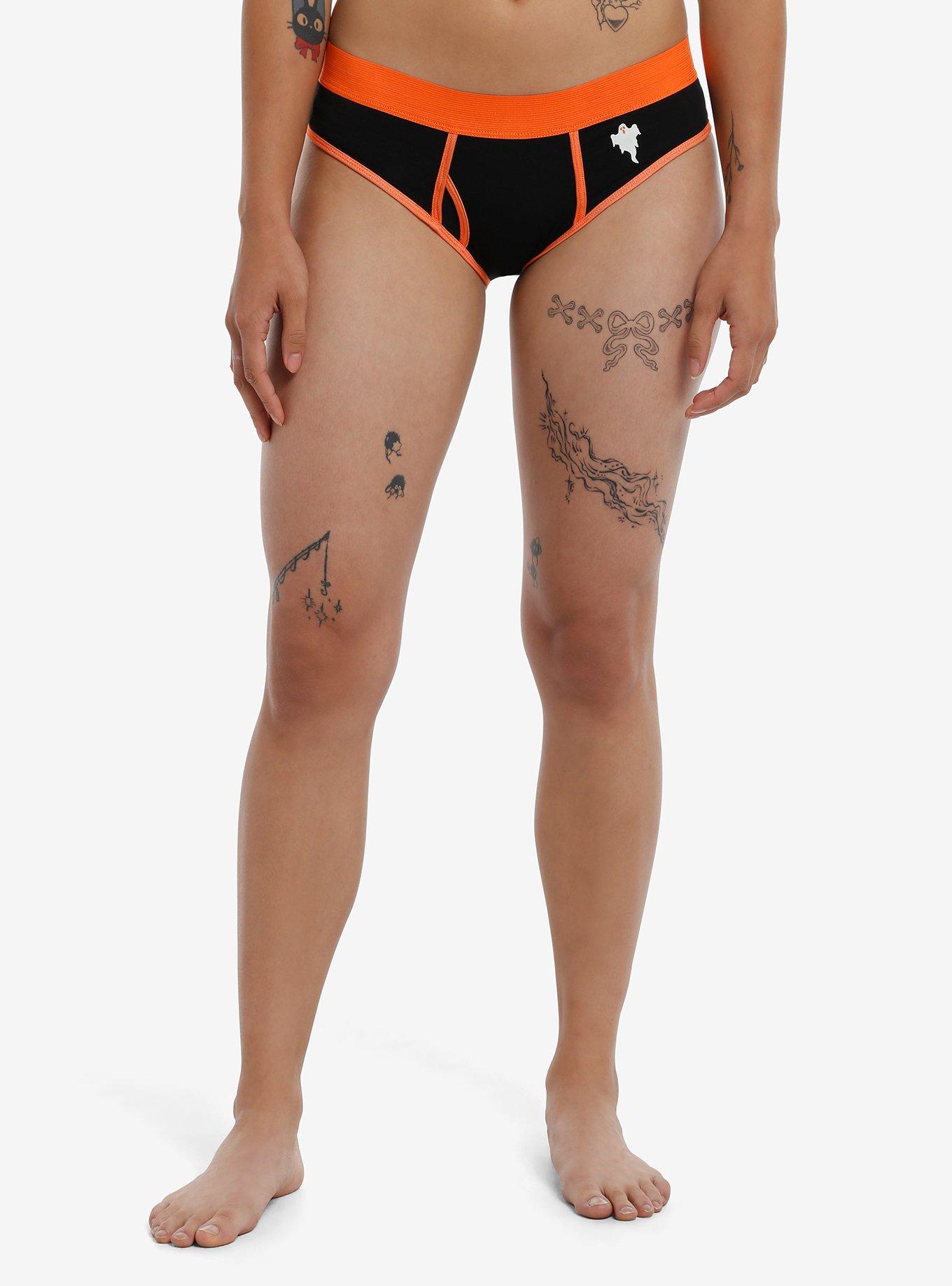 Skull Scream Queen Glow-In-The-Dark Panty, MULTI, hi-res