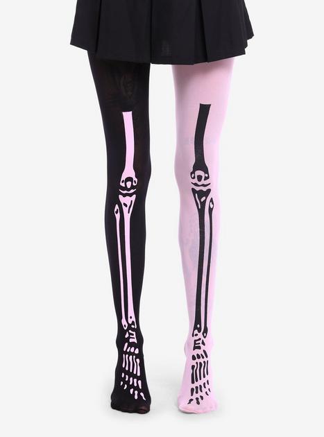 【MEDIA82】 Candy Skull Tights (Pink) ForbiddenFruit-