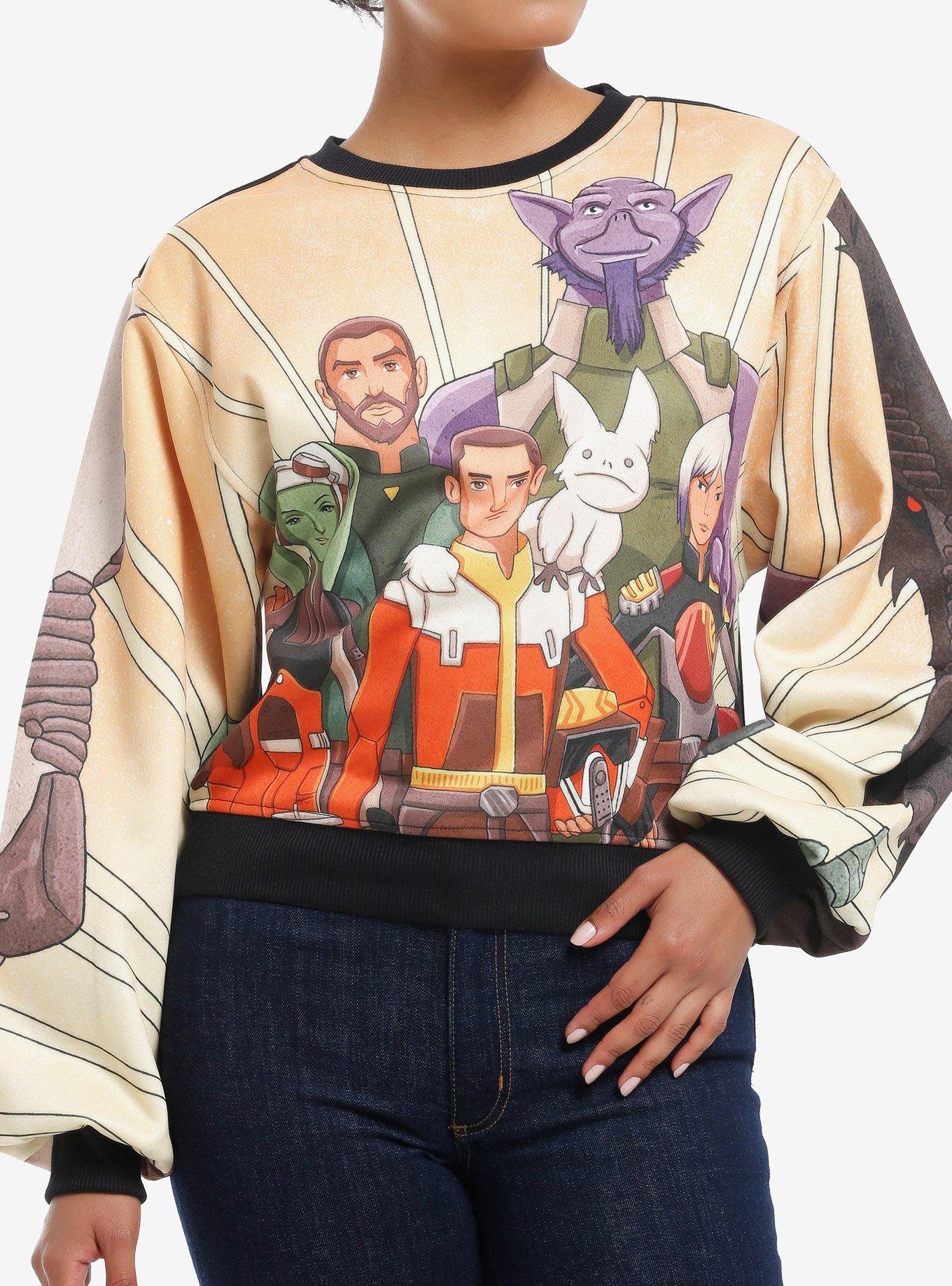 Her Universe Star Wars Rebels Mural Sweatshirt Her Universe Exclusive, , hi-res