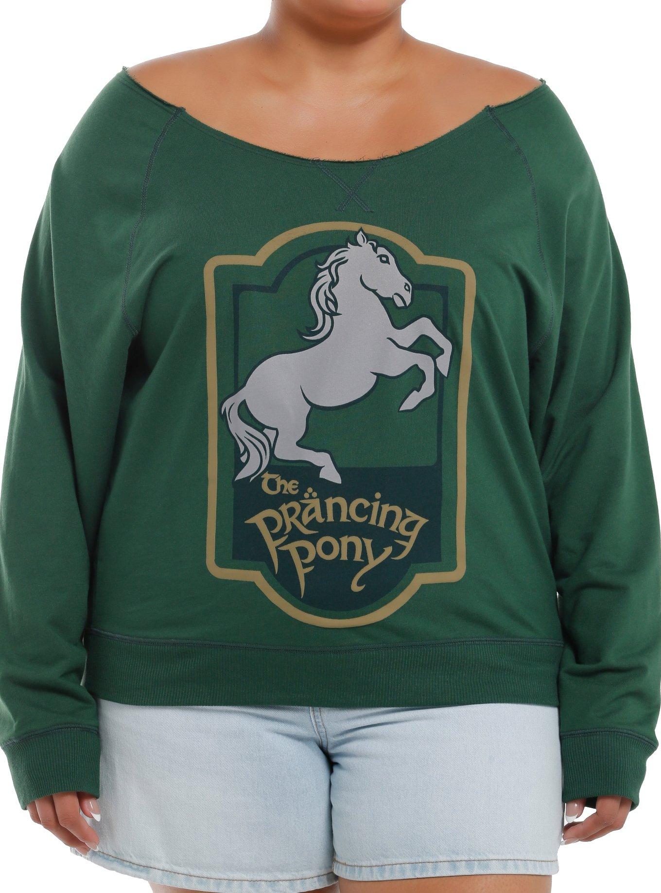 The Lord Of The Rings The Prancing Pony Off-Shoulder Sweater Plus Size, MULTI, hi-res