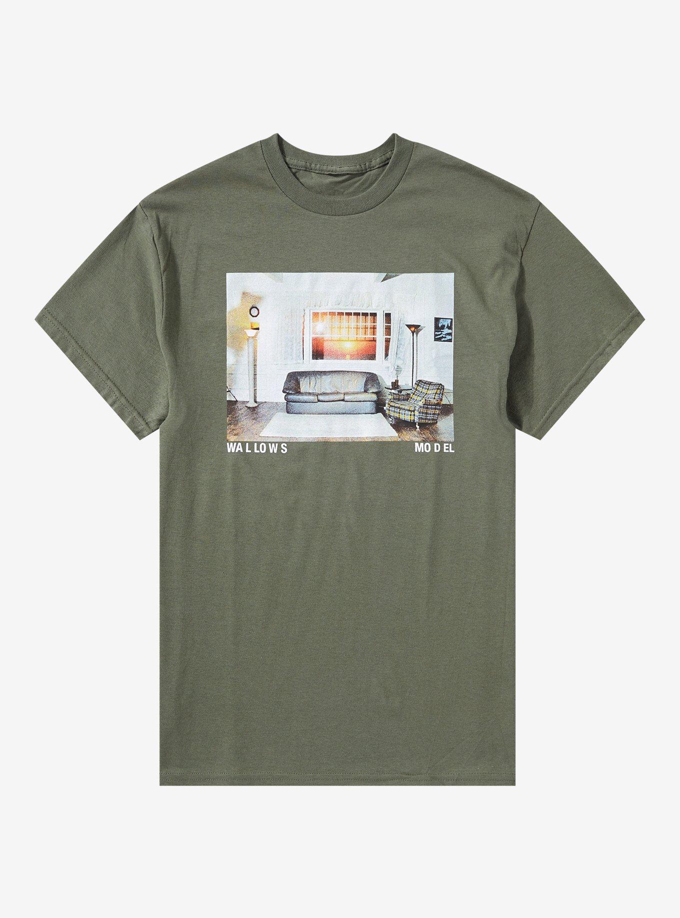 Wallows Model Album Cover T-Shirt, MILITARY GREEN, hi-res