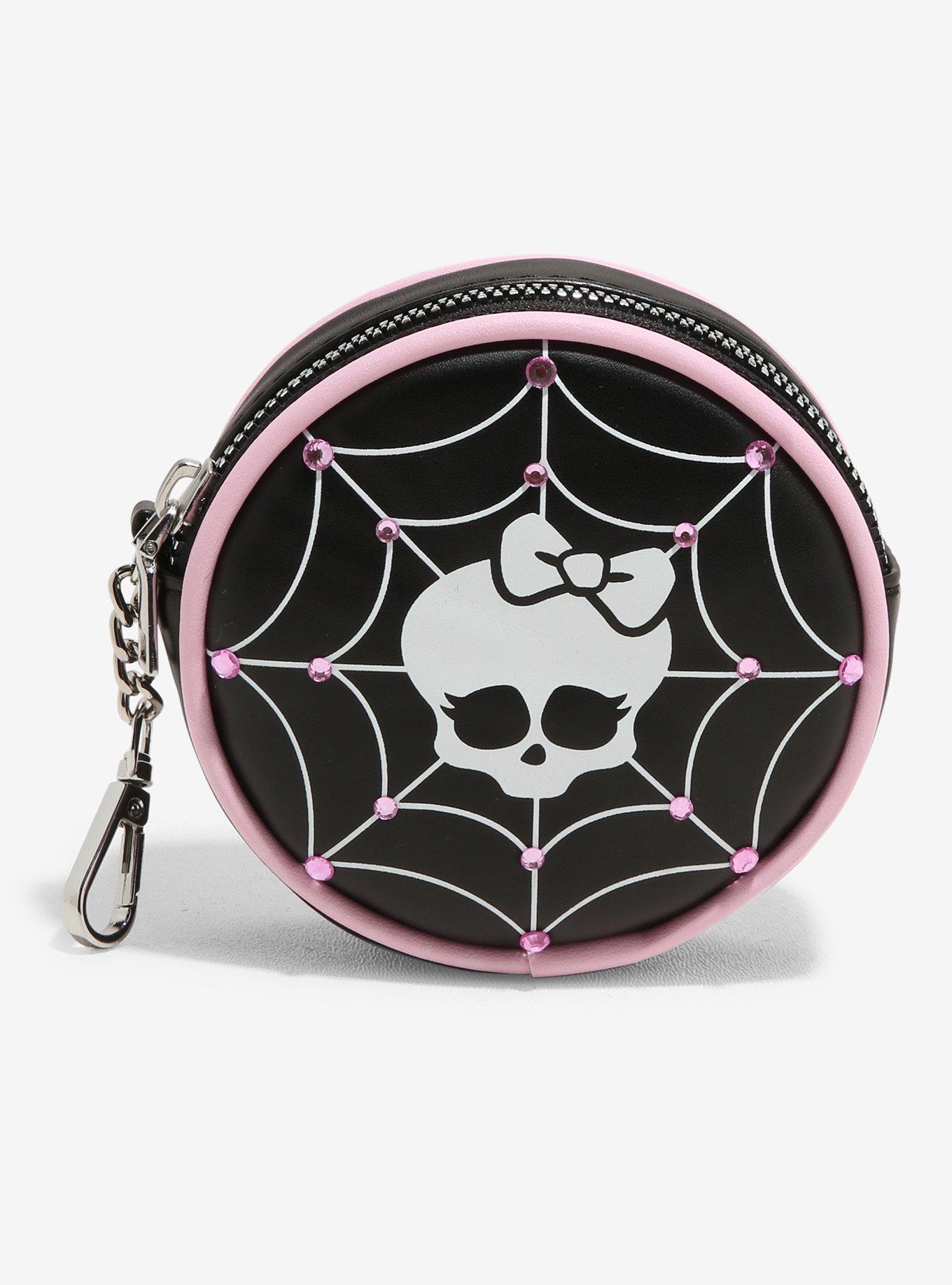 Monster High Skullette Spiderweb Coin Purse, , hi-res