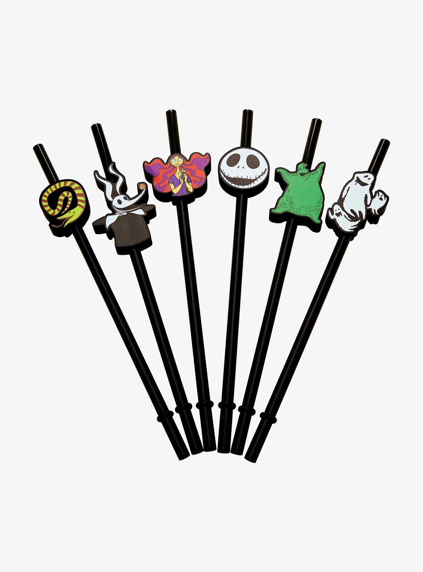 Disney The Nightmare Before Christmas Characters Blind Assorted Straw with Charm - BoxLunch Exclusive, , hi-res