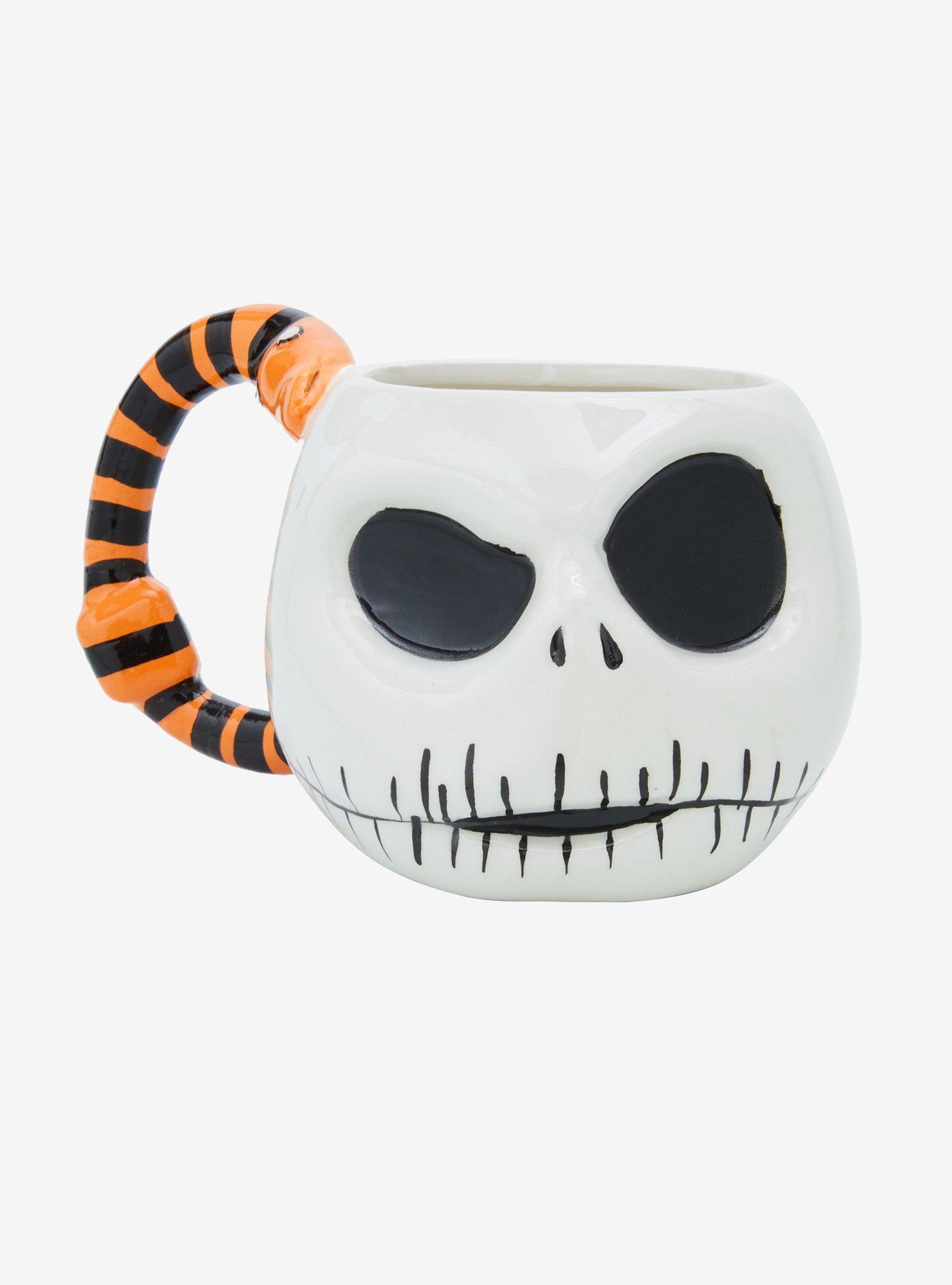 Disney The Nightmare Before Christmas Jack Skellington Sculpted Skull Mug, , hi-res