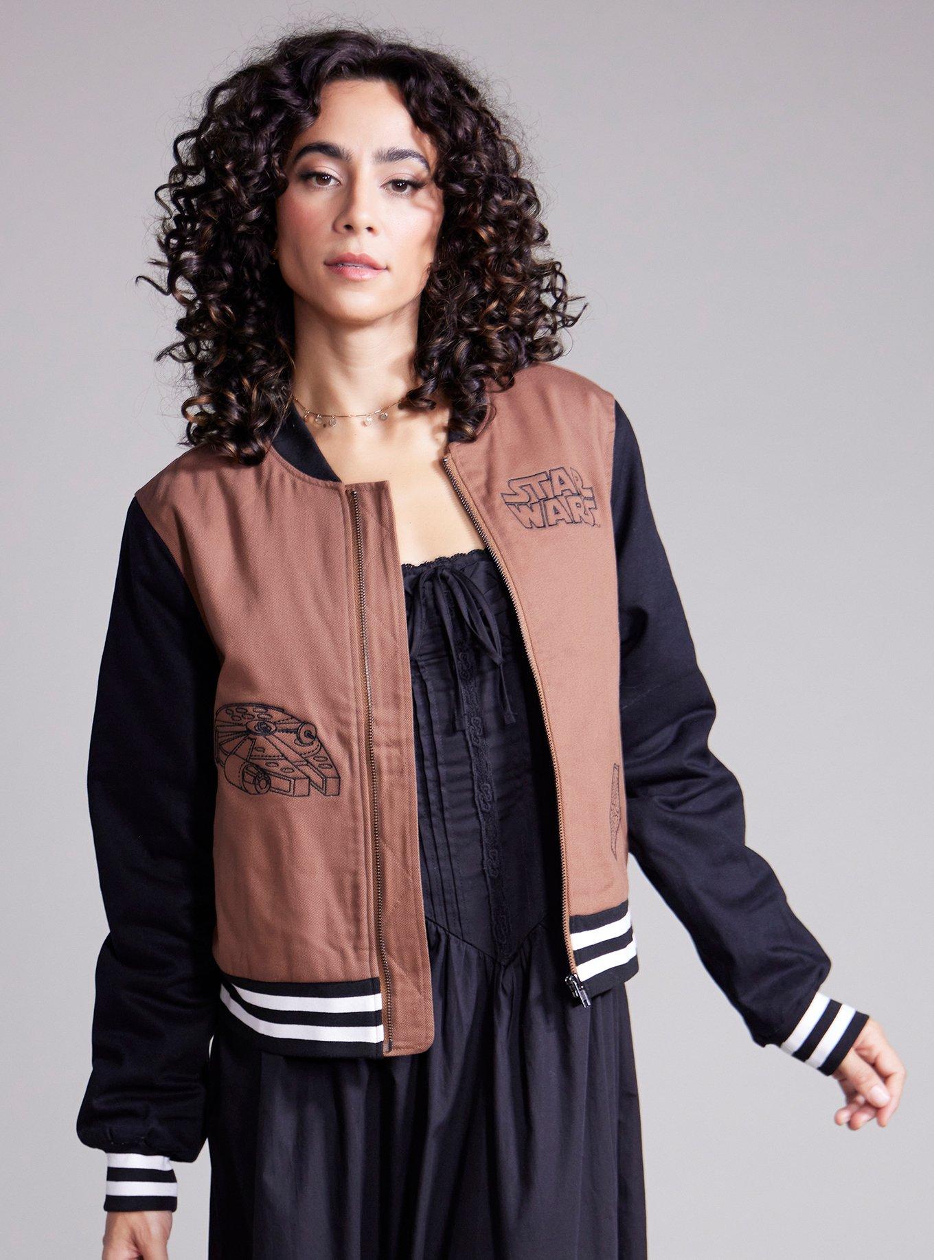 Her Universe Star Wars Ships Crop Bomber Jacket Her Universe Exclusive