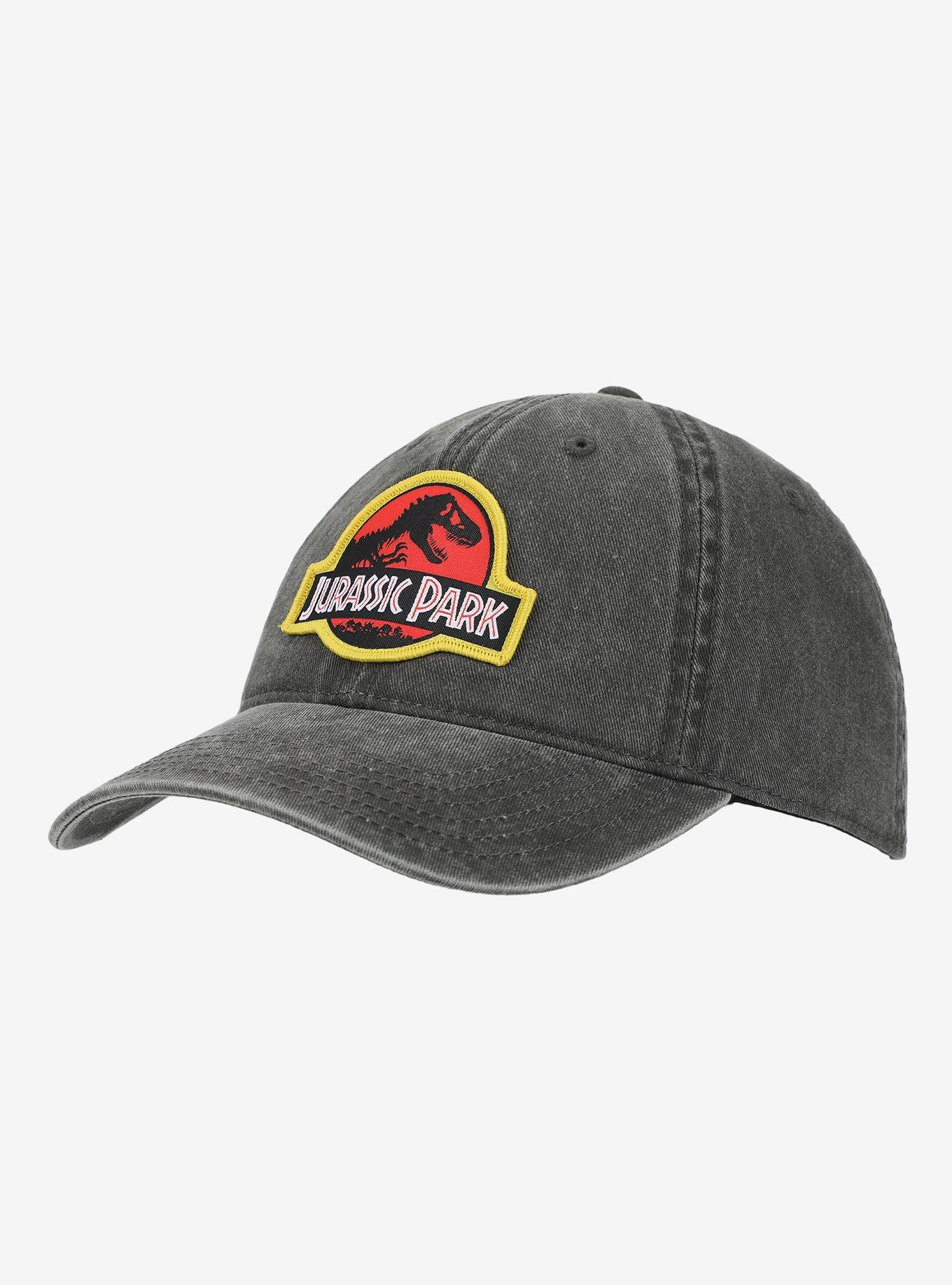 Jurassic Park Logo Dark Wash Dad Cap