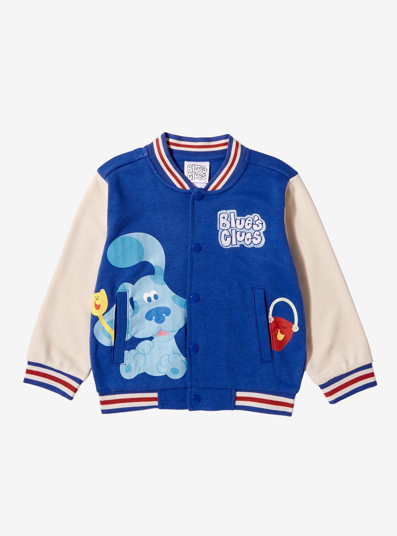 Blue's Clues Toddler Varsity Bomber Jacket — BoxLunch Exclusive, NAVY, hi-res